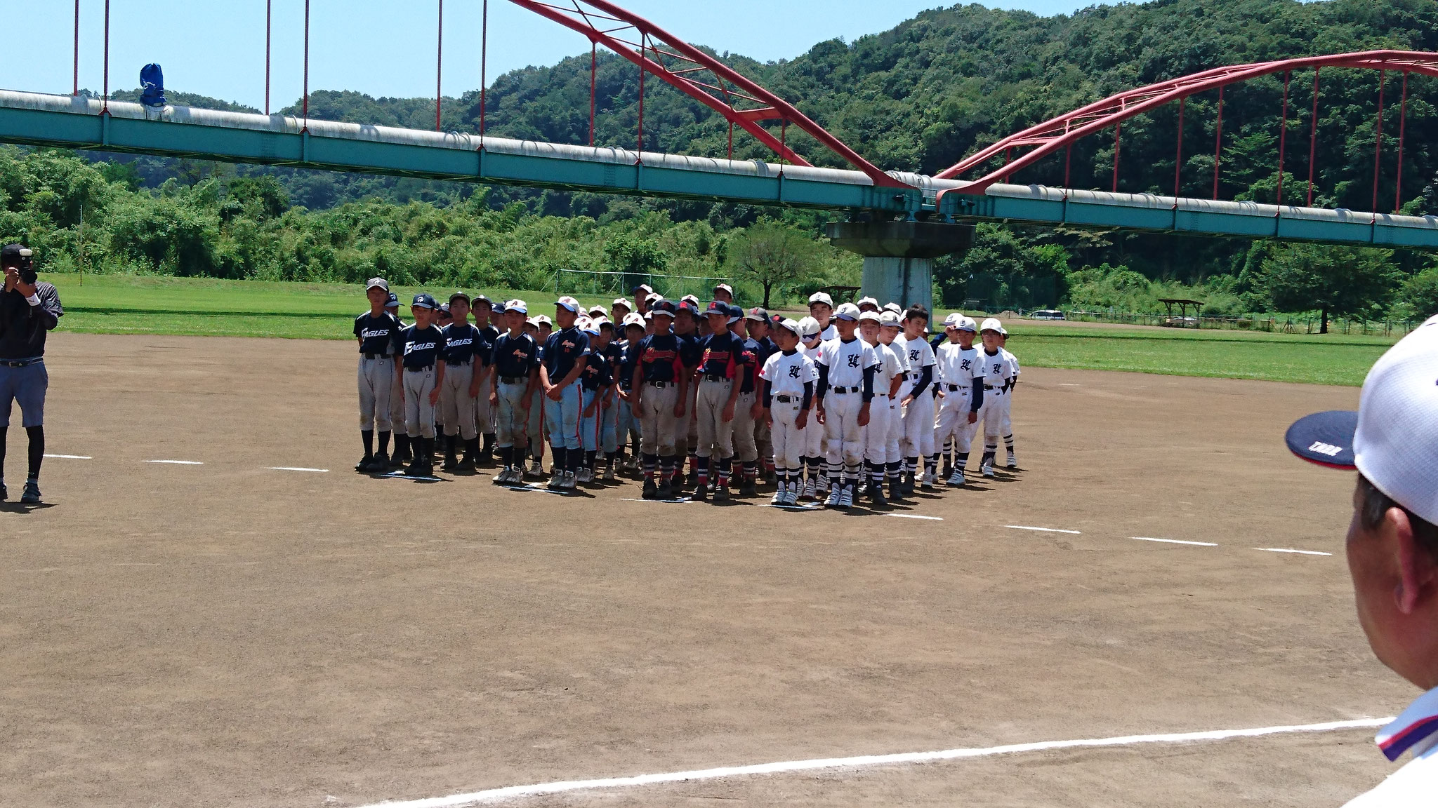 第25回市長杯争奪少年野球大会市長杯　　　表彰式　平成30年7月1日