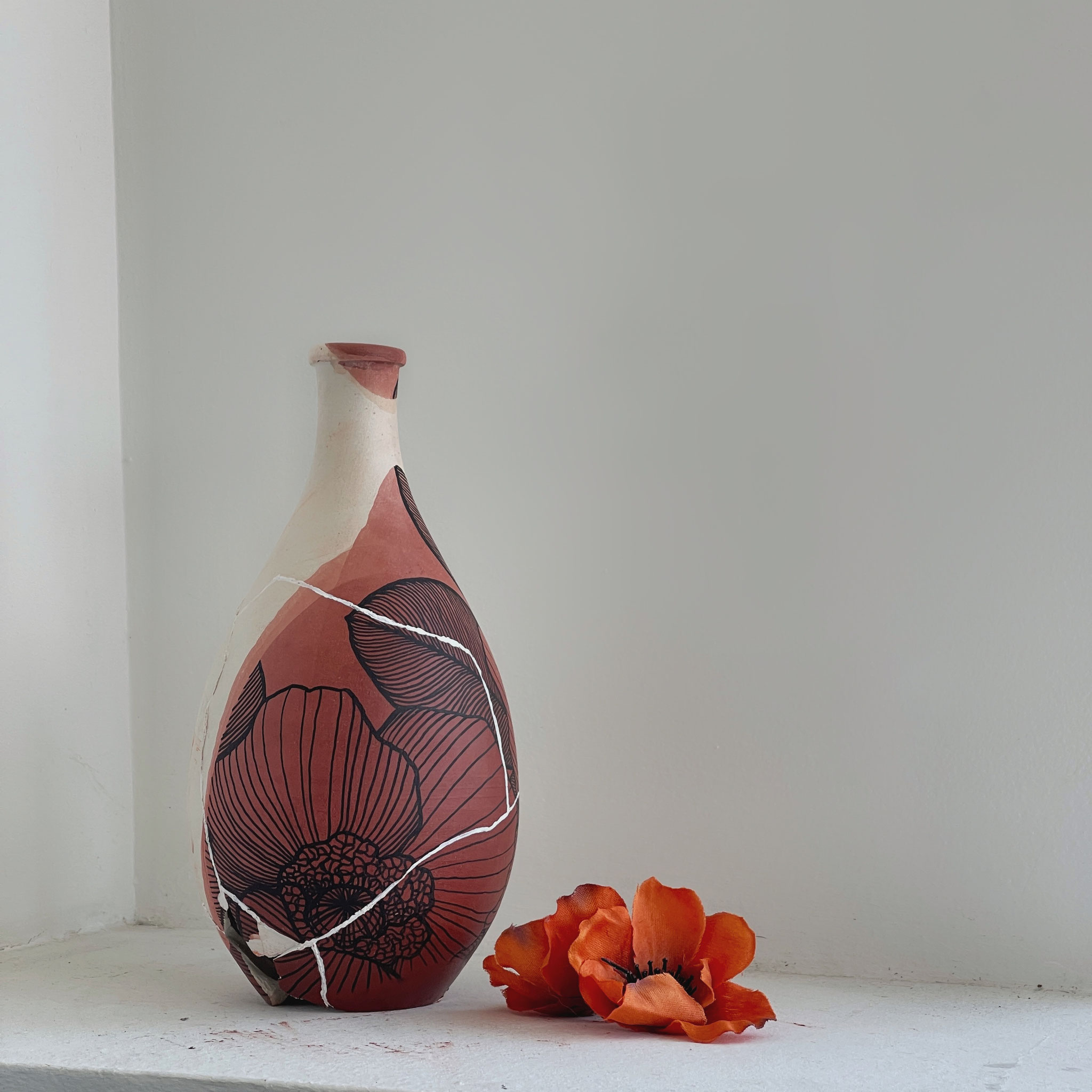 custode rosso 001 h 21cm