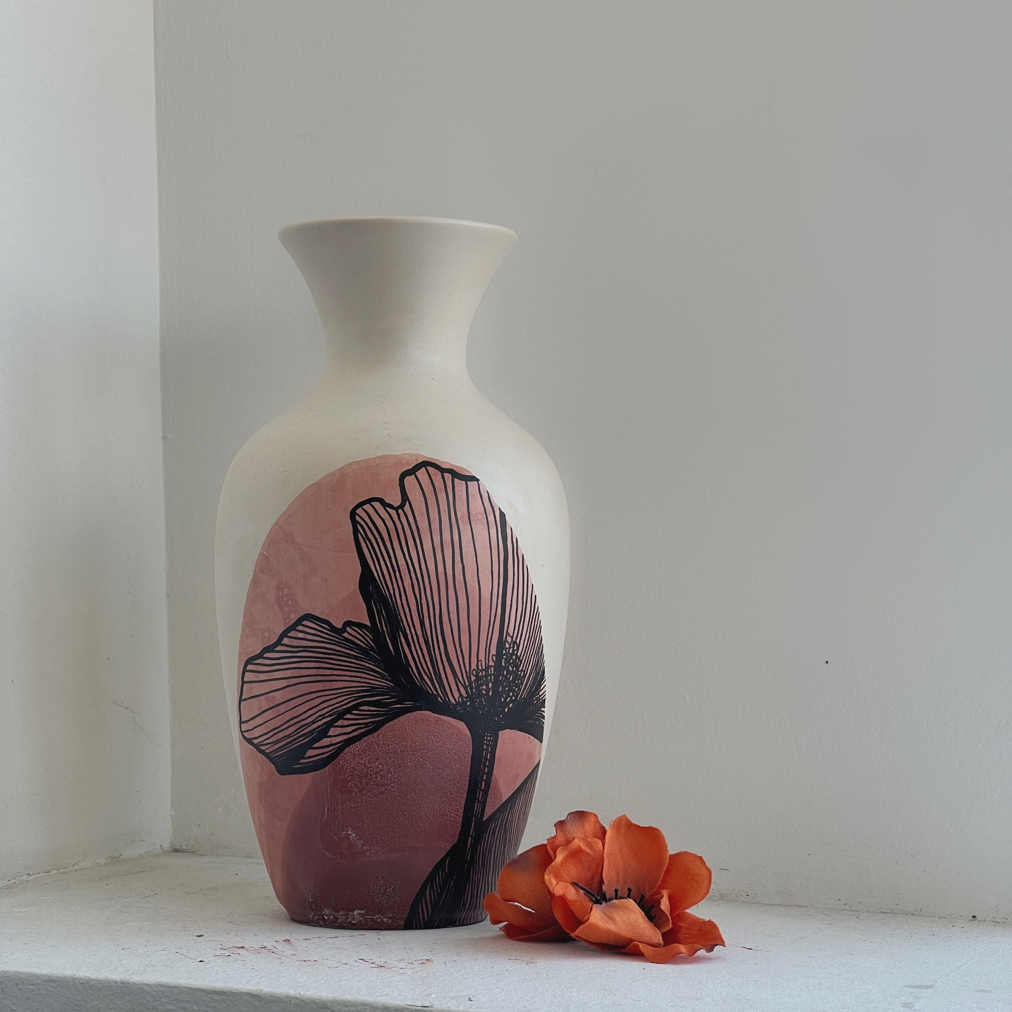 custode rosso 008 h 25 cm