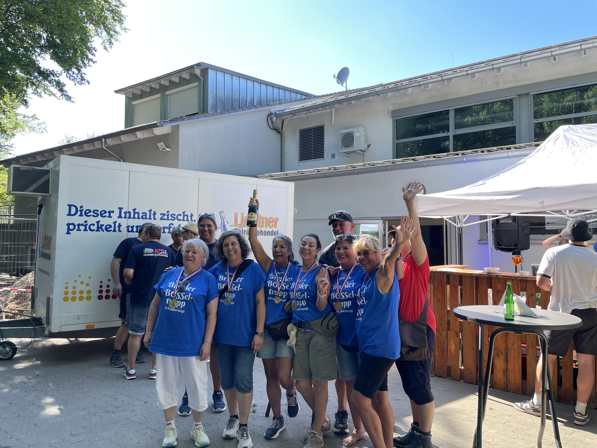 Platz 1 für Brusler Bosseltrupp (Damen)