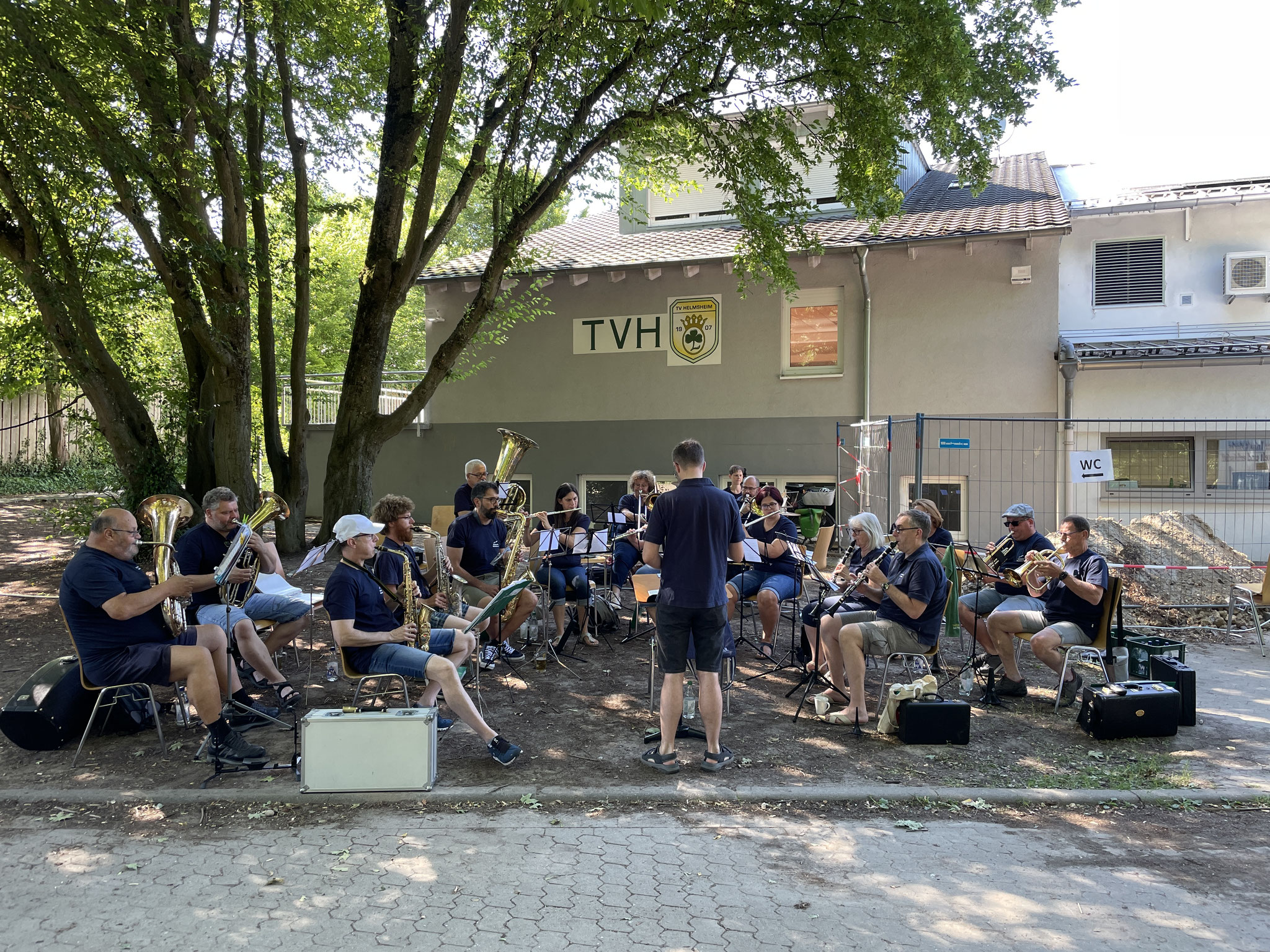 Musikalische Unterhaltung durch den Musikverein Büchenau
