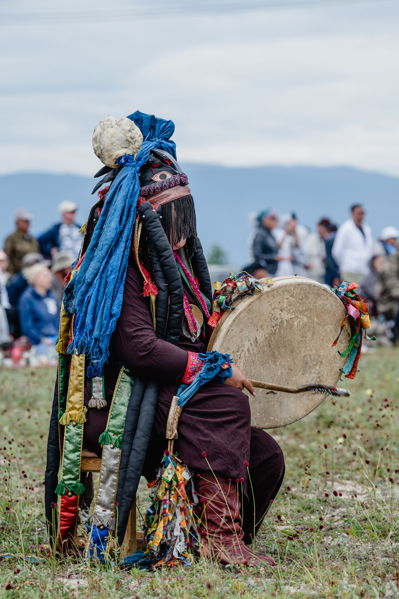Buryat Shaman at the great Tailgan Ceremony (Olkhon Island, Lake Baikal)