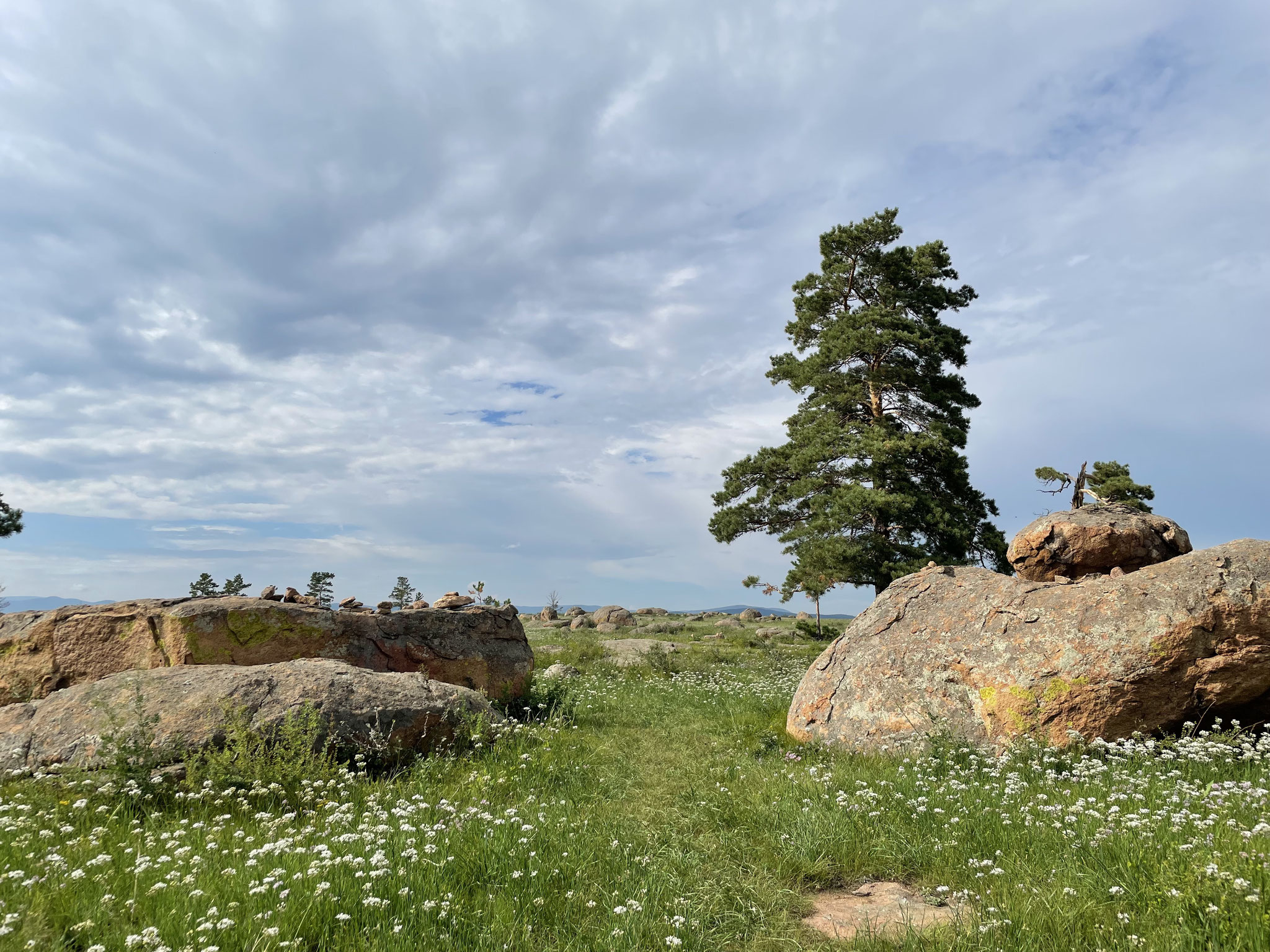 Dshingis Khan Plateau near Ivolginsky/Ulan-Ude, Buriatia, Siberia