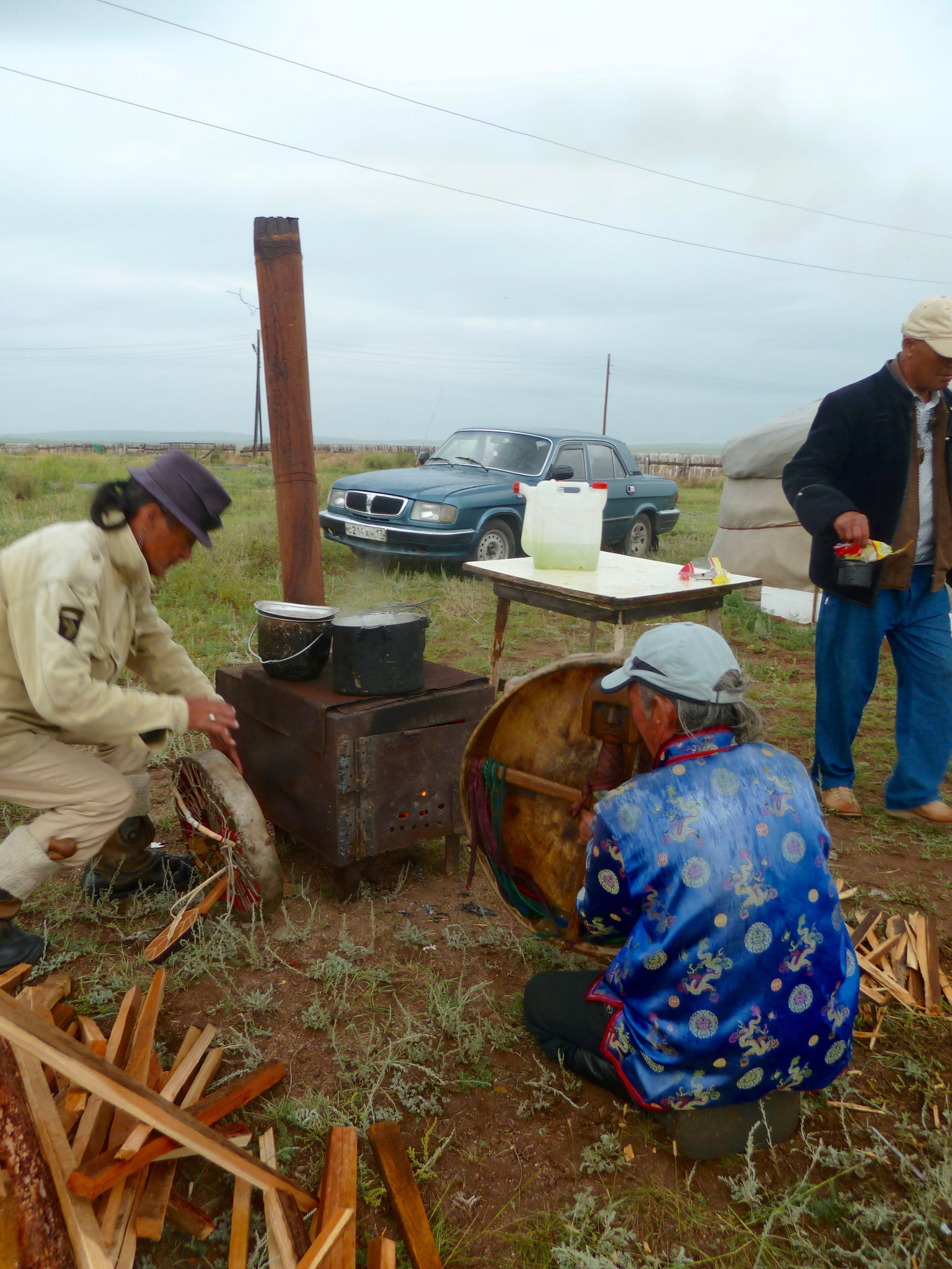 The great ceremony 'Honoring 30.000 years of Tuvan Shamanism'