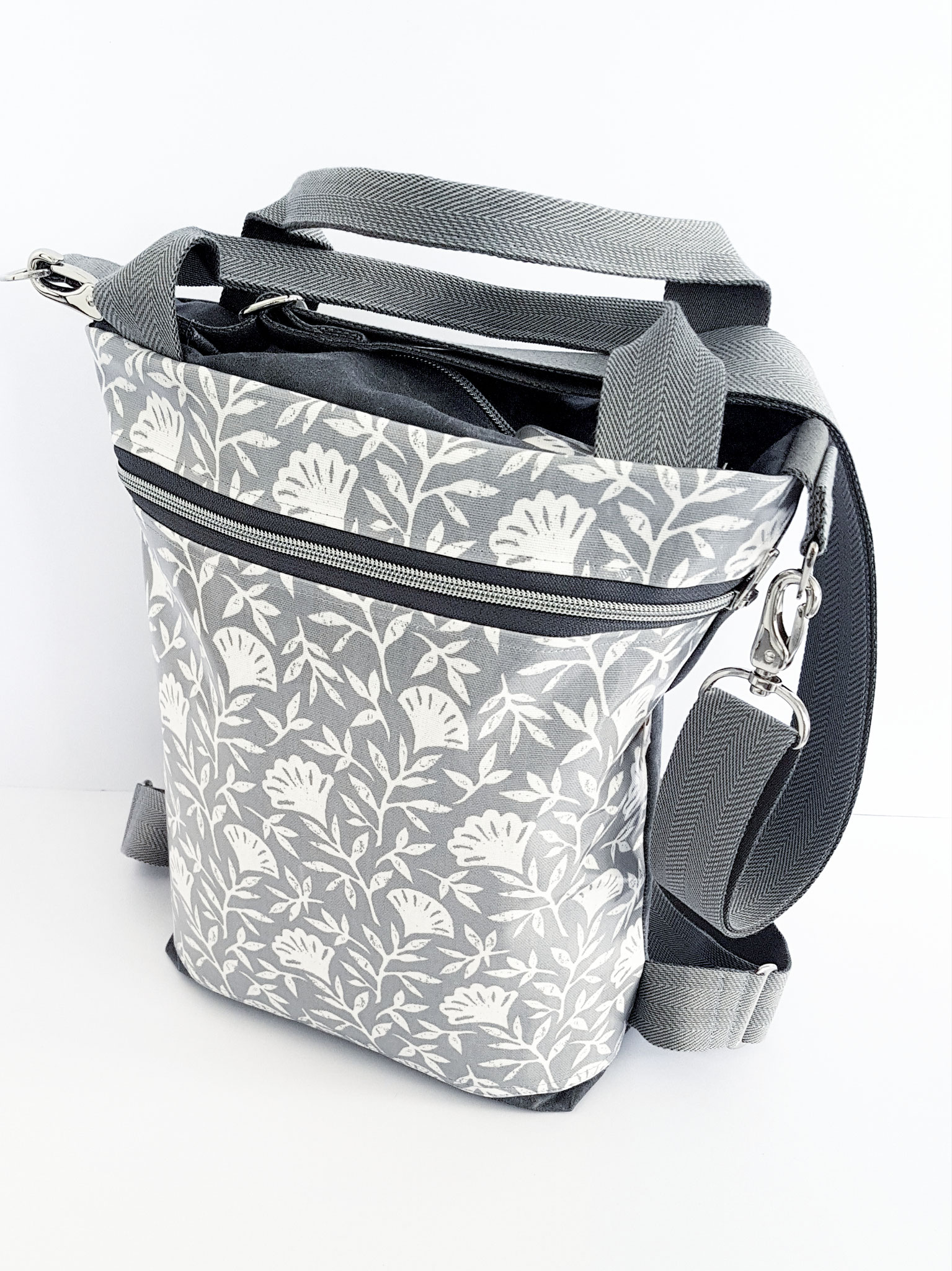 3in1 Bag M, Oilskin grau, verkauft