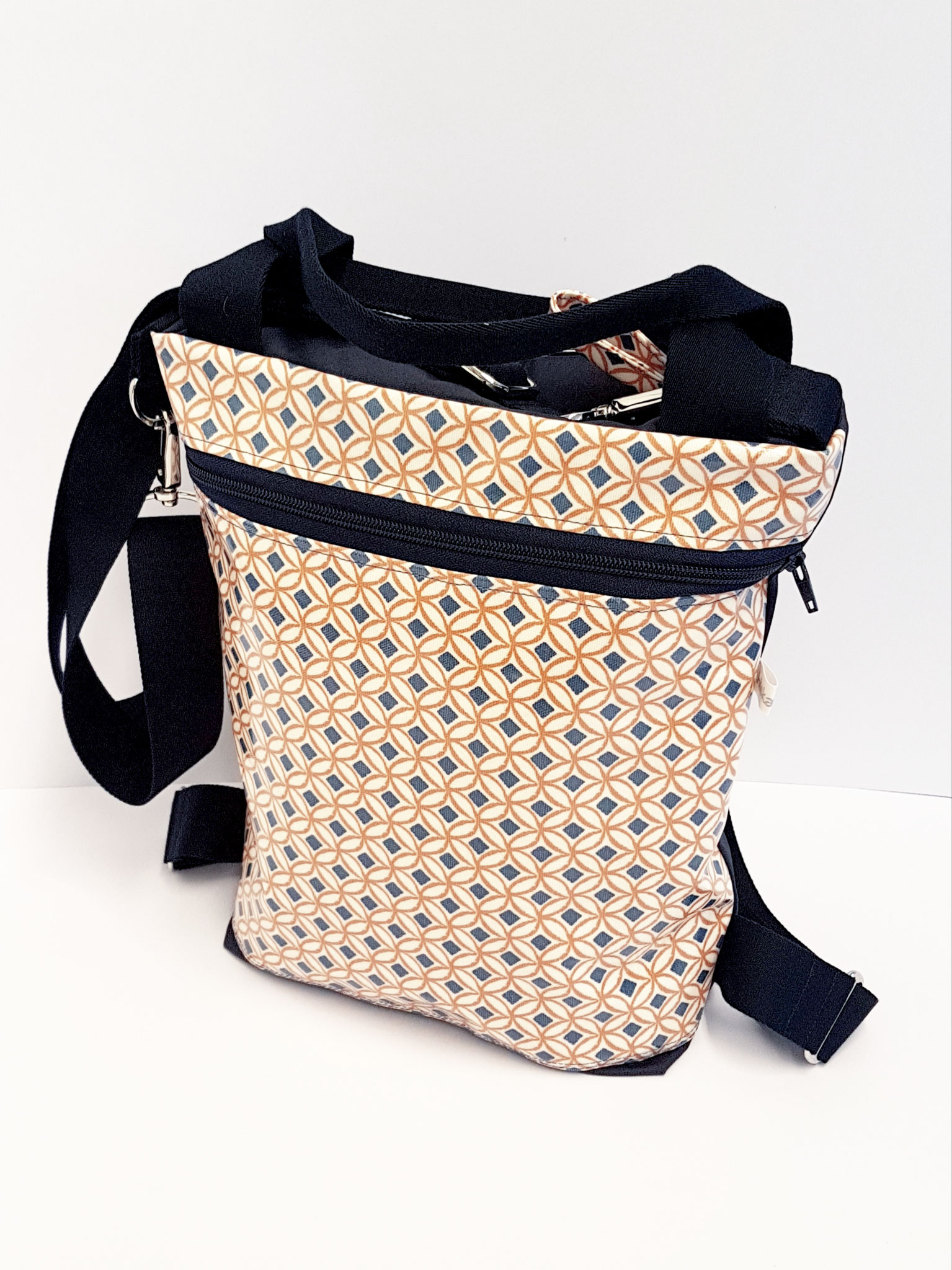 3in1 Bag M, Gewachster Canvas-Wachstuch, verkauft