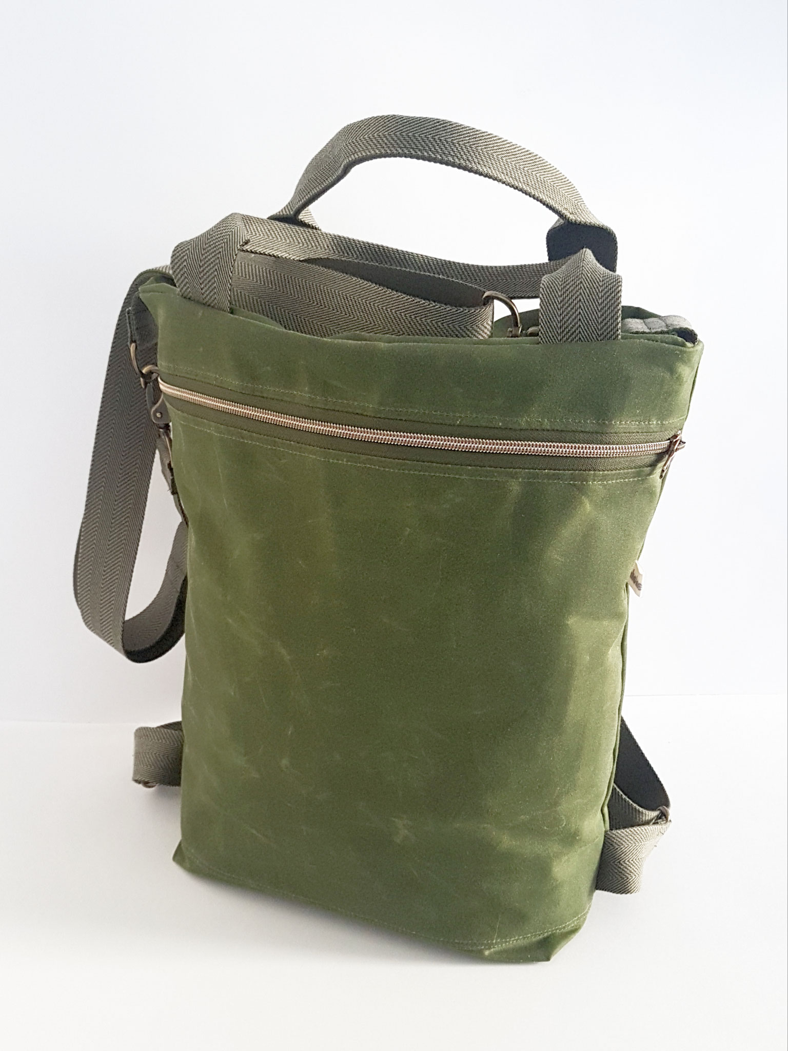 3in1 Bag Oilskin farn, verkauft