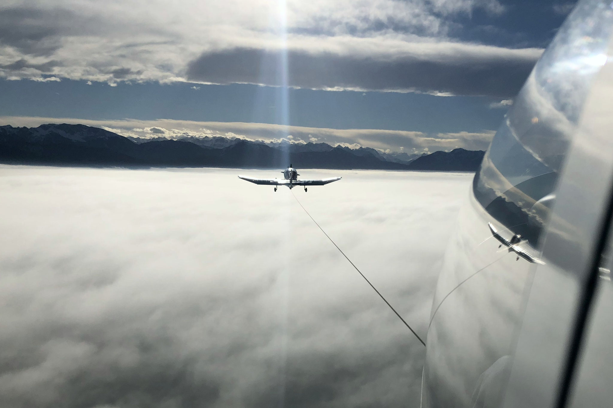 F-Schlepp zum Fönflug