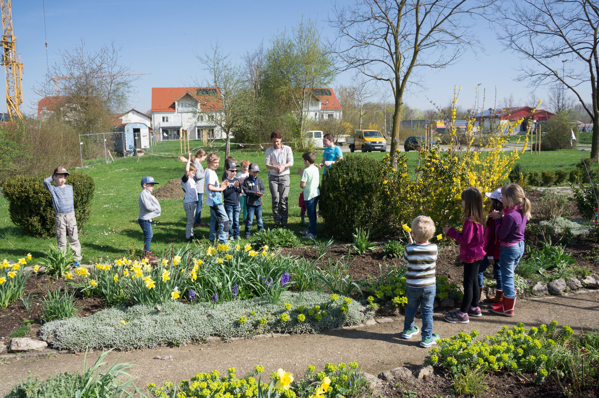Erkundungsgang durch den Lehrgarten