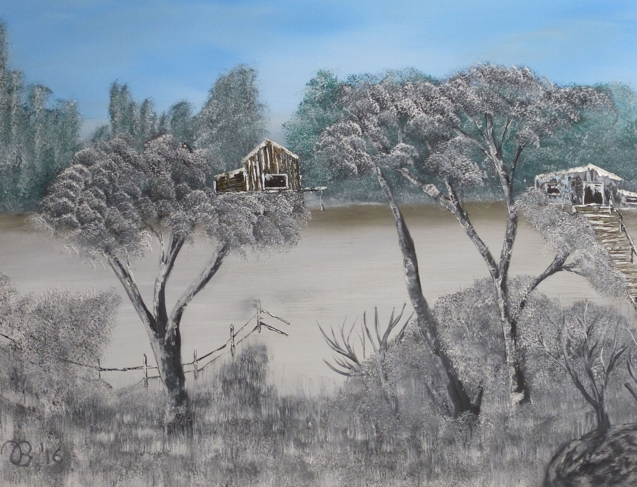 (83)     Finnischer Wald     80 cm x 60 cm