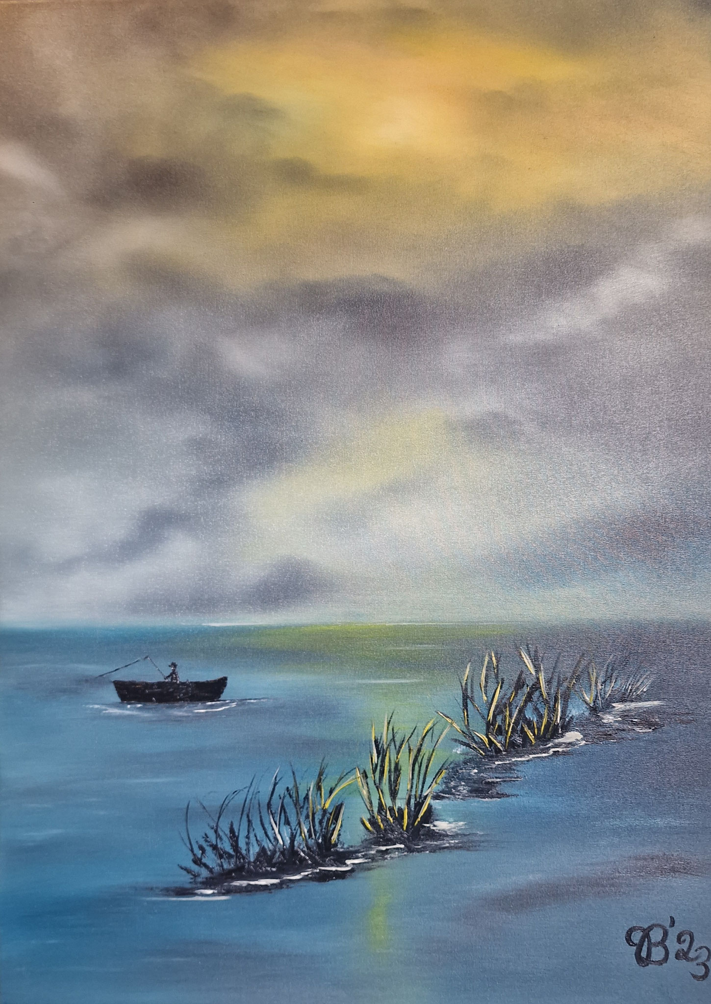 (136)     Erholung vom Alltag     50 cm x 70 cm