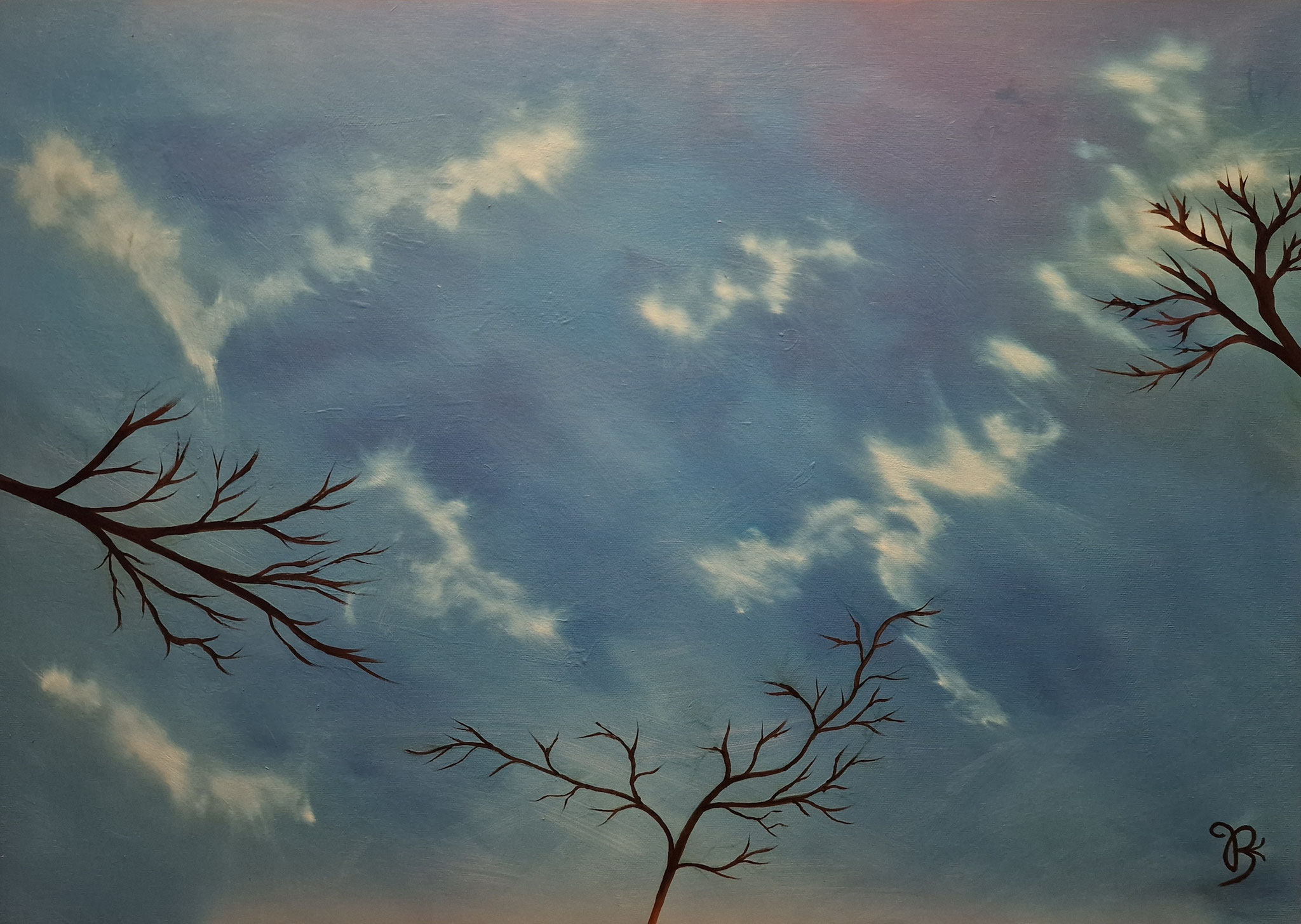 (169)     Himmlisches Ballett 1    70 cm x 50 cm