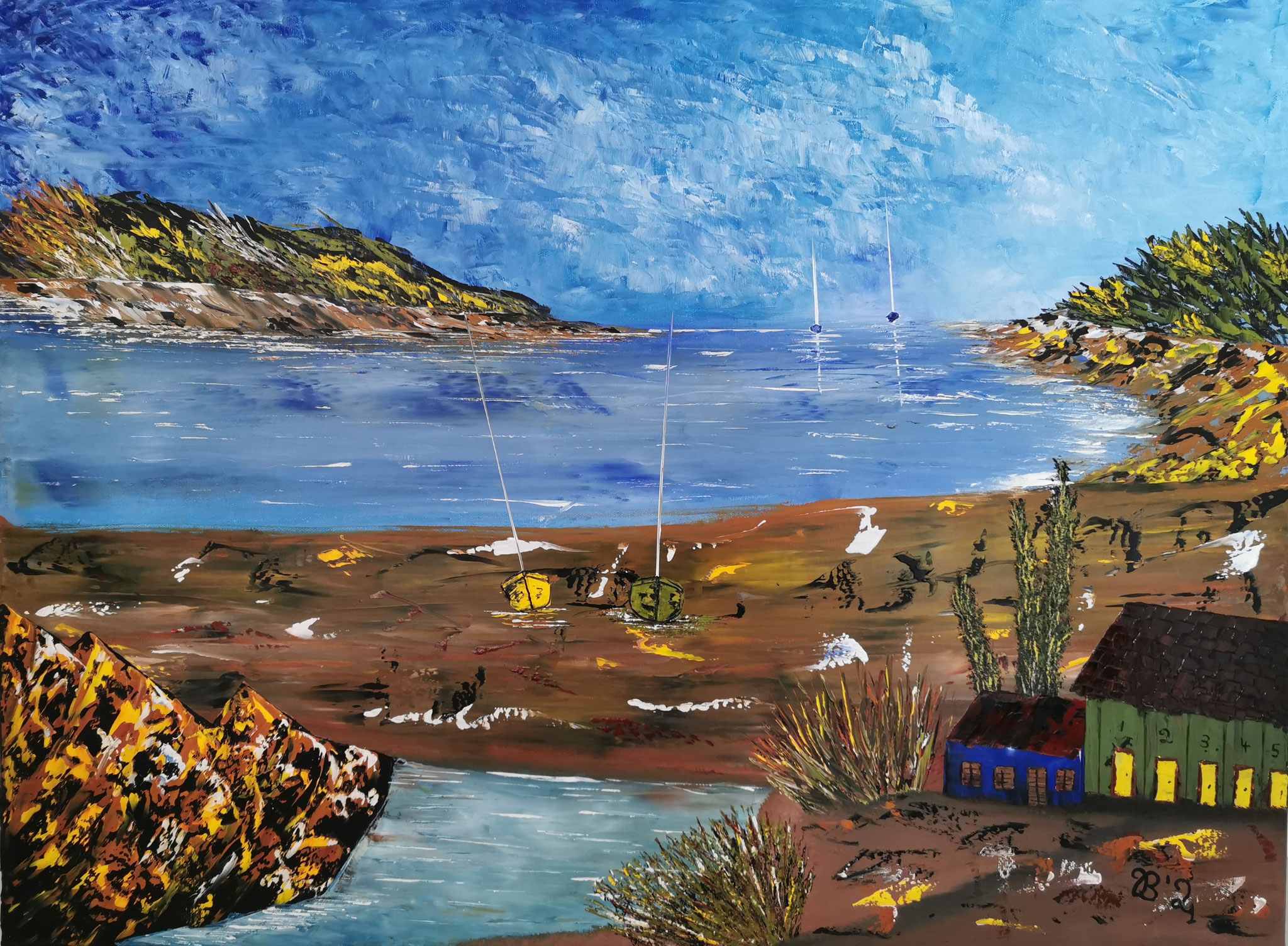 (104)     Strandurlaub 2021     80 cm x 60 cm