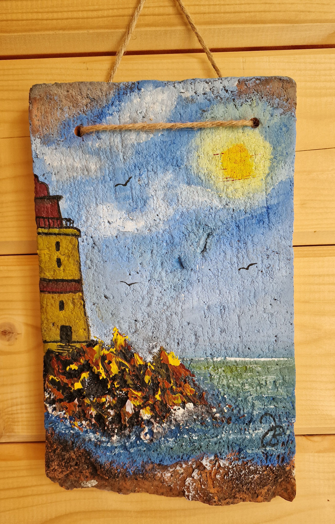 Tuile-1     16 cm x 26cm     Sonnenuntergang