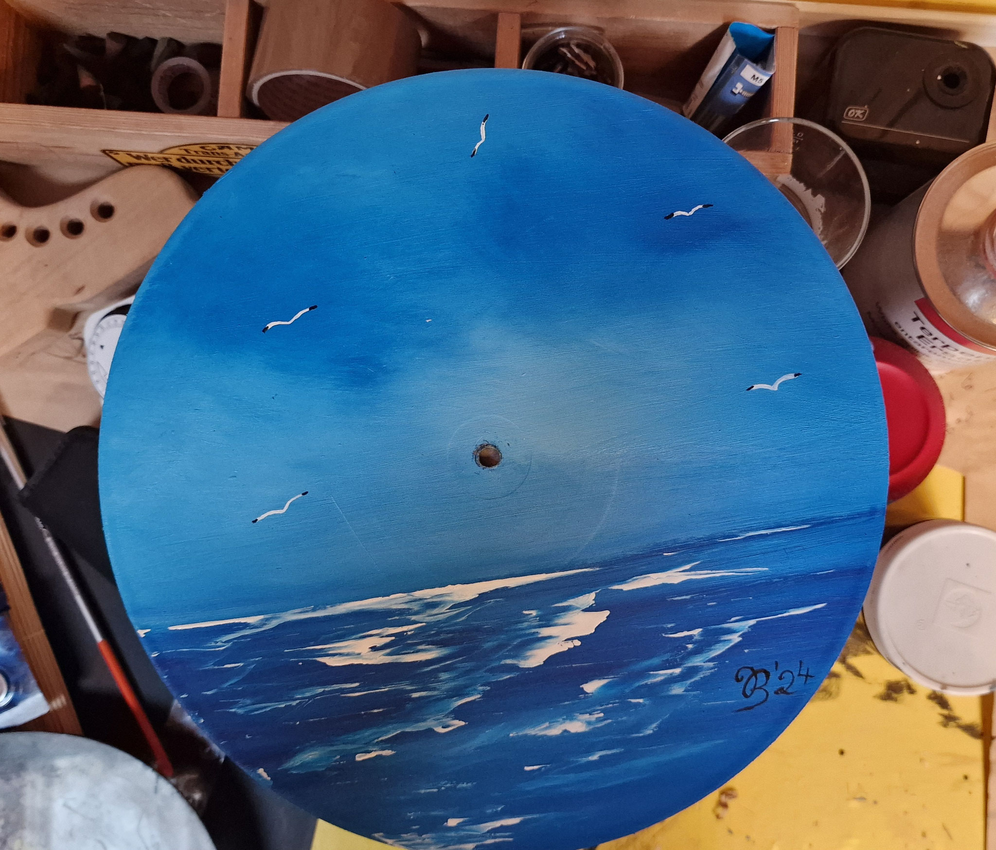 LP Ziffernblatt in Arbeit 2
