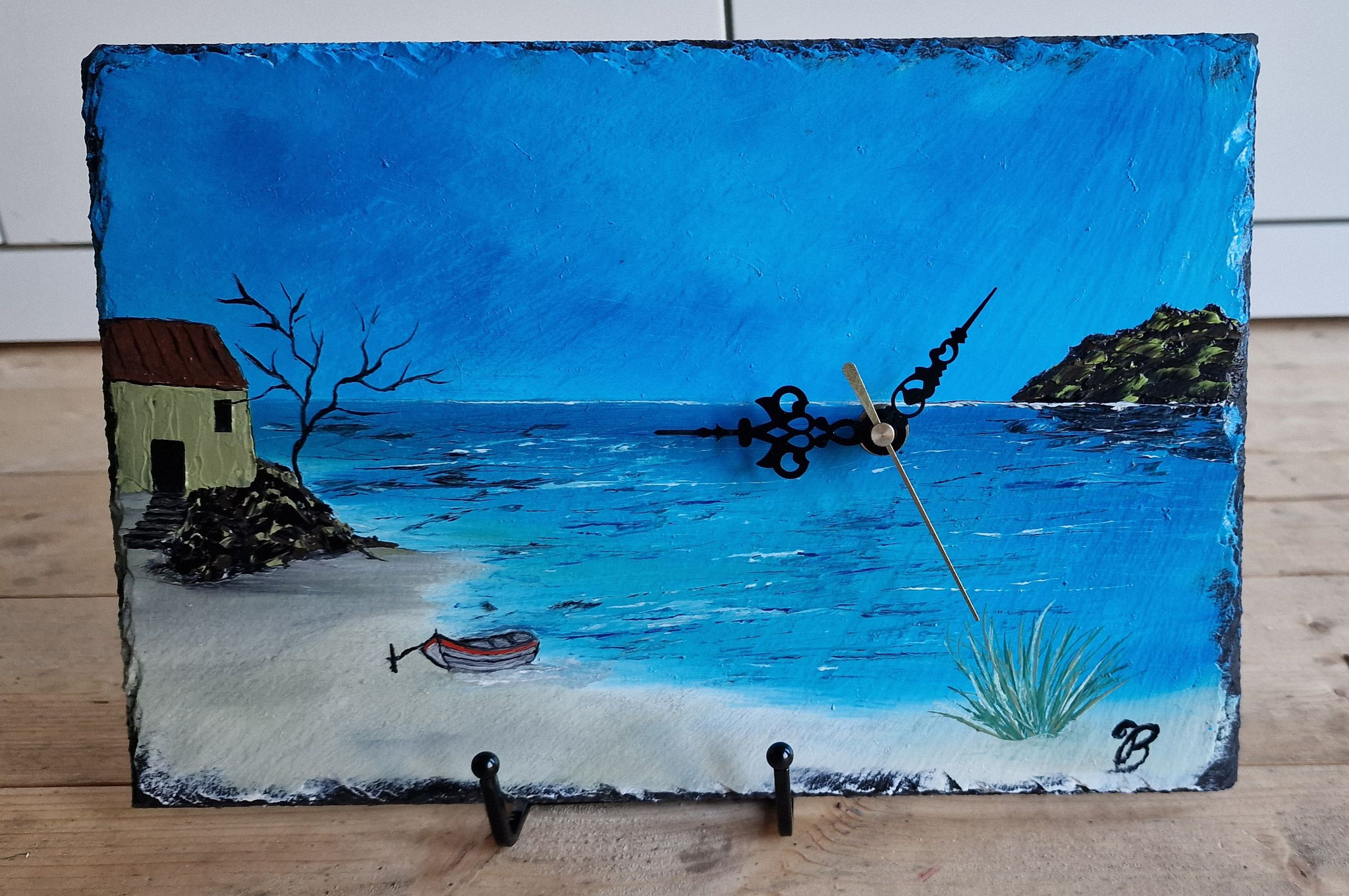 Haus am Meer     (Schiefer, 30 x 20)
