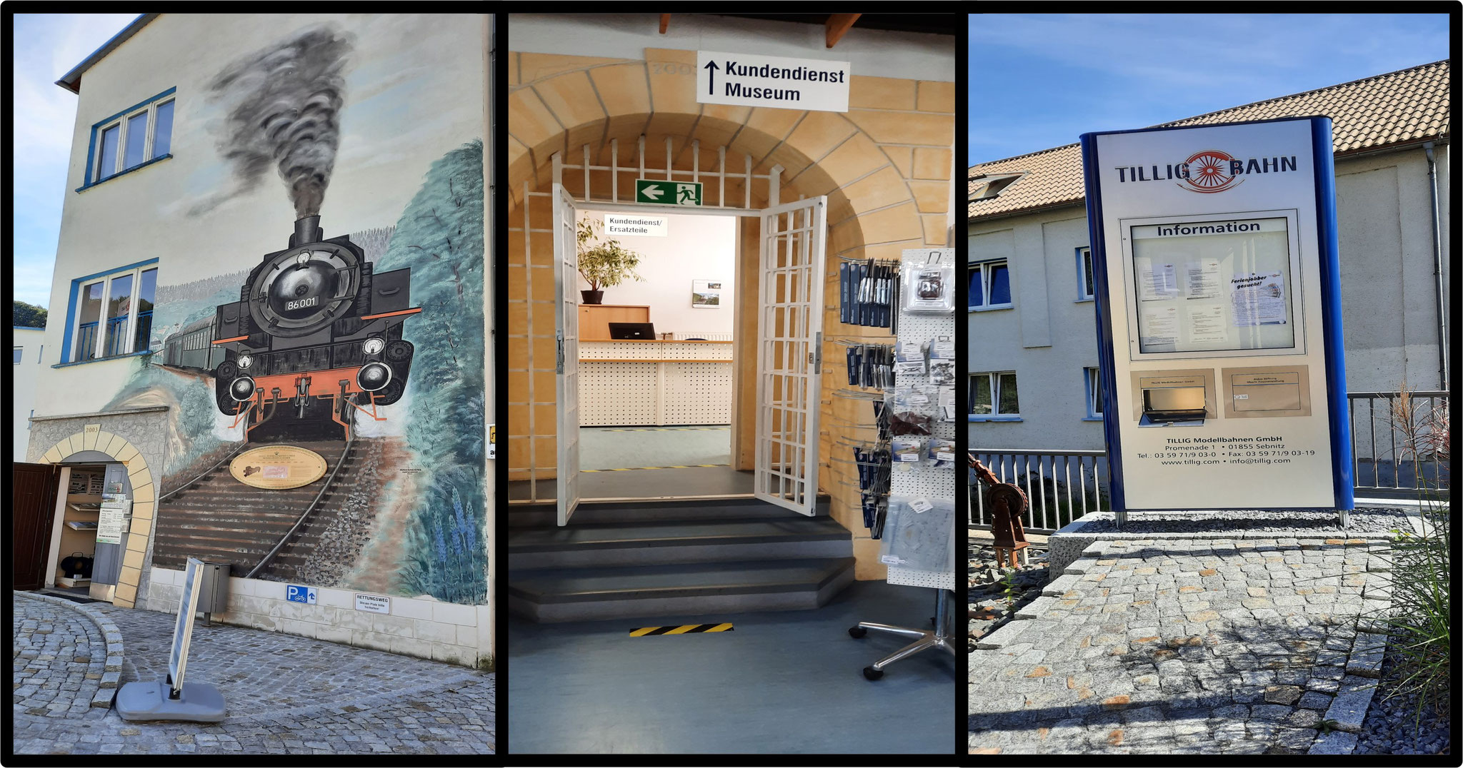 Entree Museum & Servicedienst Kunden.
