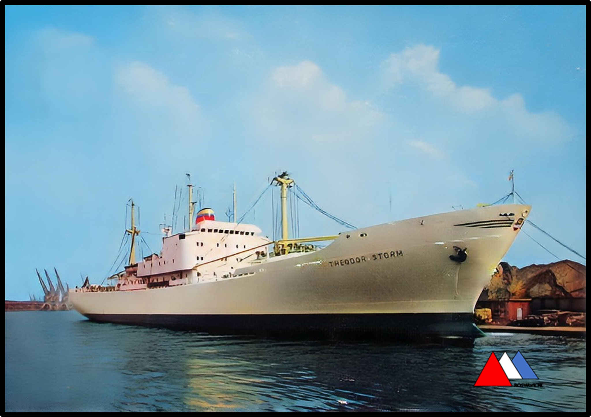 Bilder VEB DSR Rederei Ms Theodor Storm Kühlschiff collection auteur.