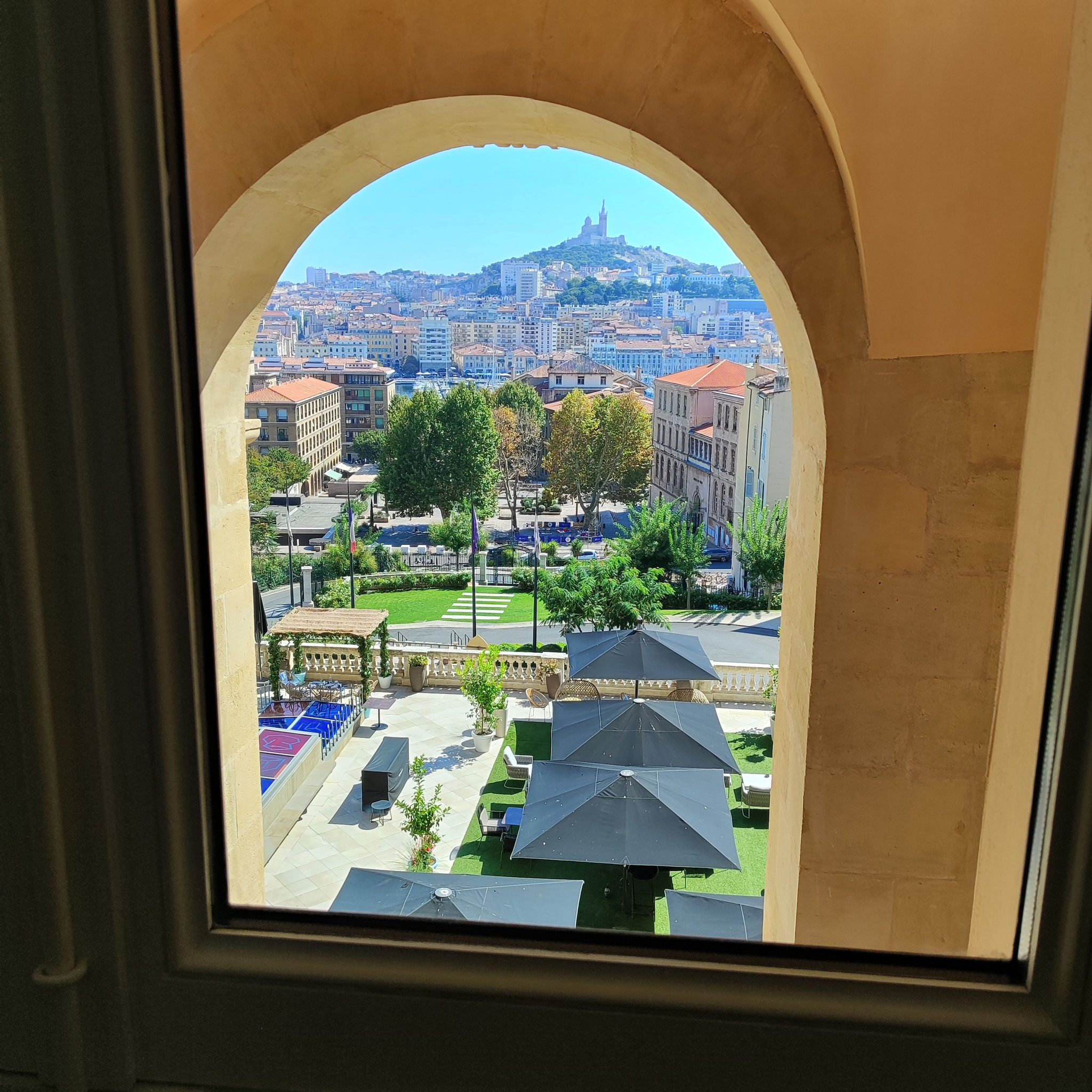 Vue de la chambre Intercontinental Marseille