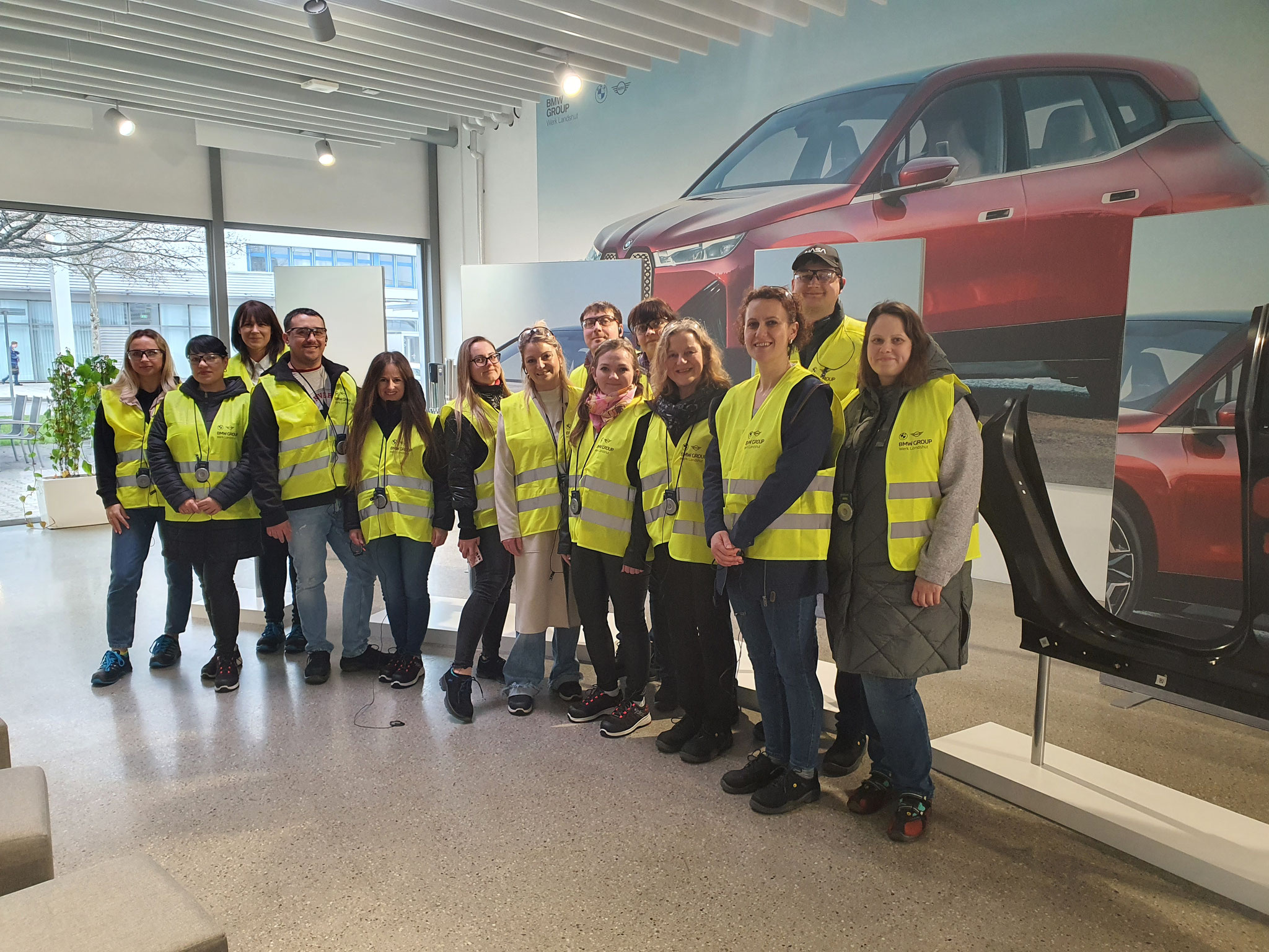 Betriebsbesichtigung: BMW Group Werk Landshut, Berufssprachkurs B2 (BSK 2-13), April 2023