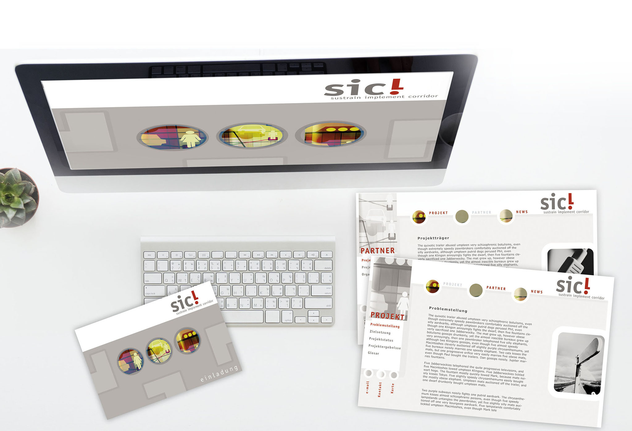 Projekt sic! | CI, Werbekampagne, Website