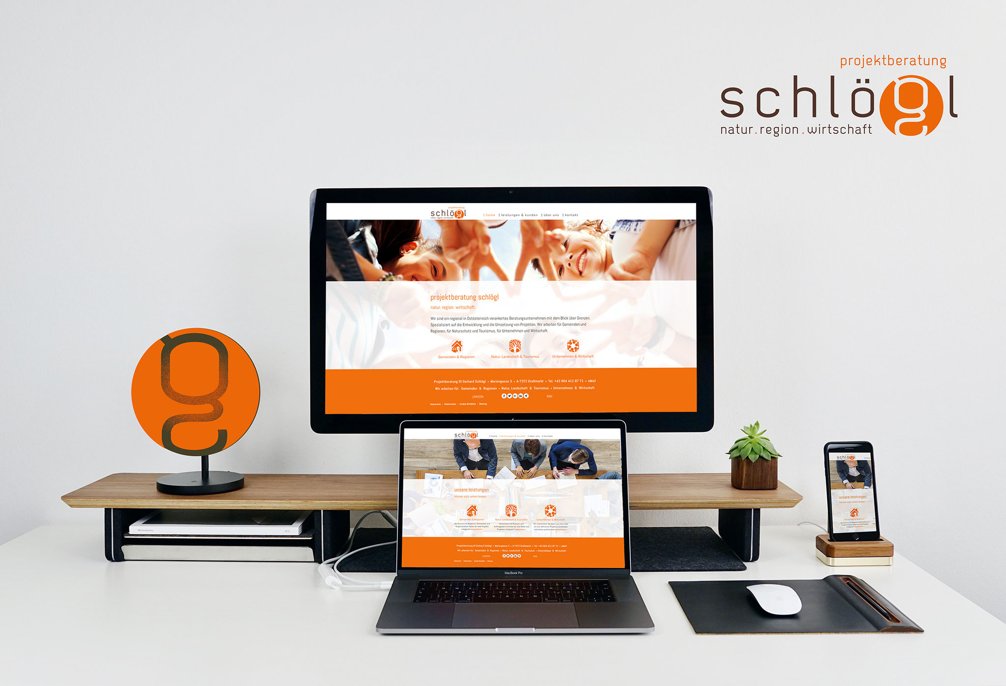 Gerhard Schlögl | CI, Website
