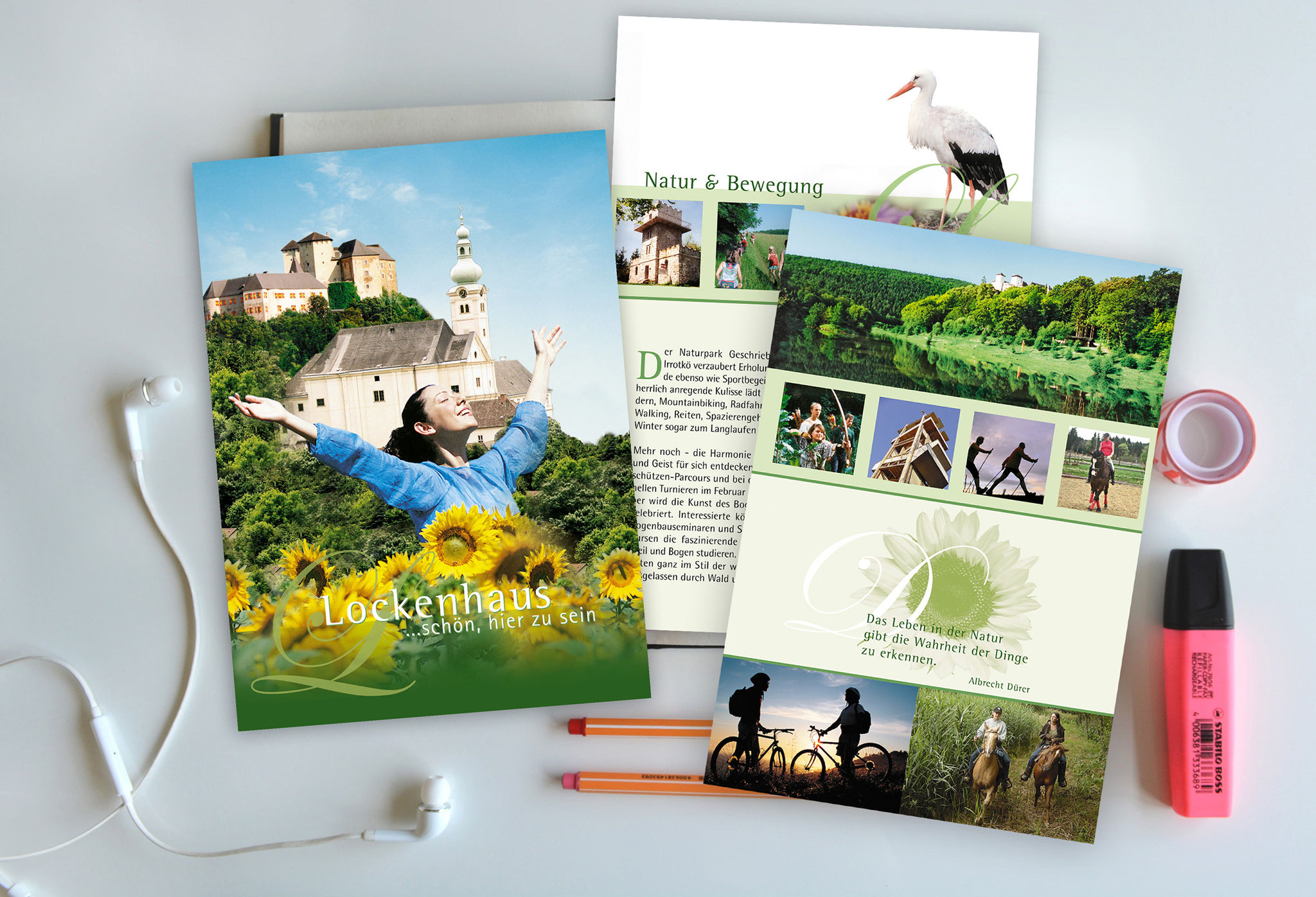 Gde. Lockenhaus | CI, Werbekampagne, Website