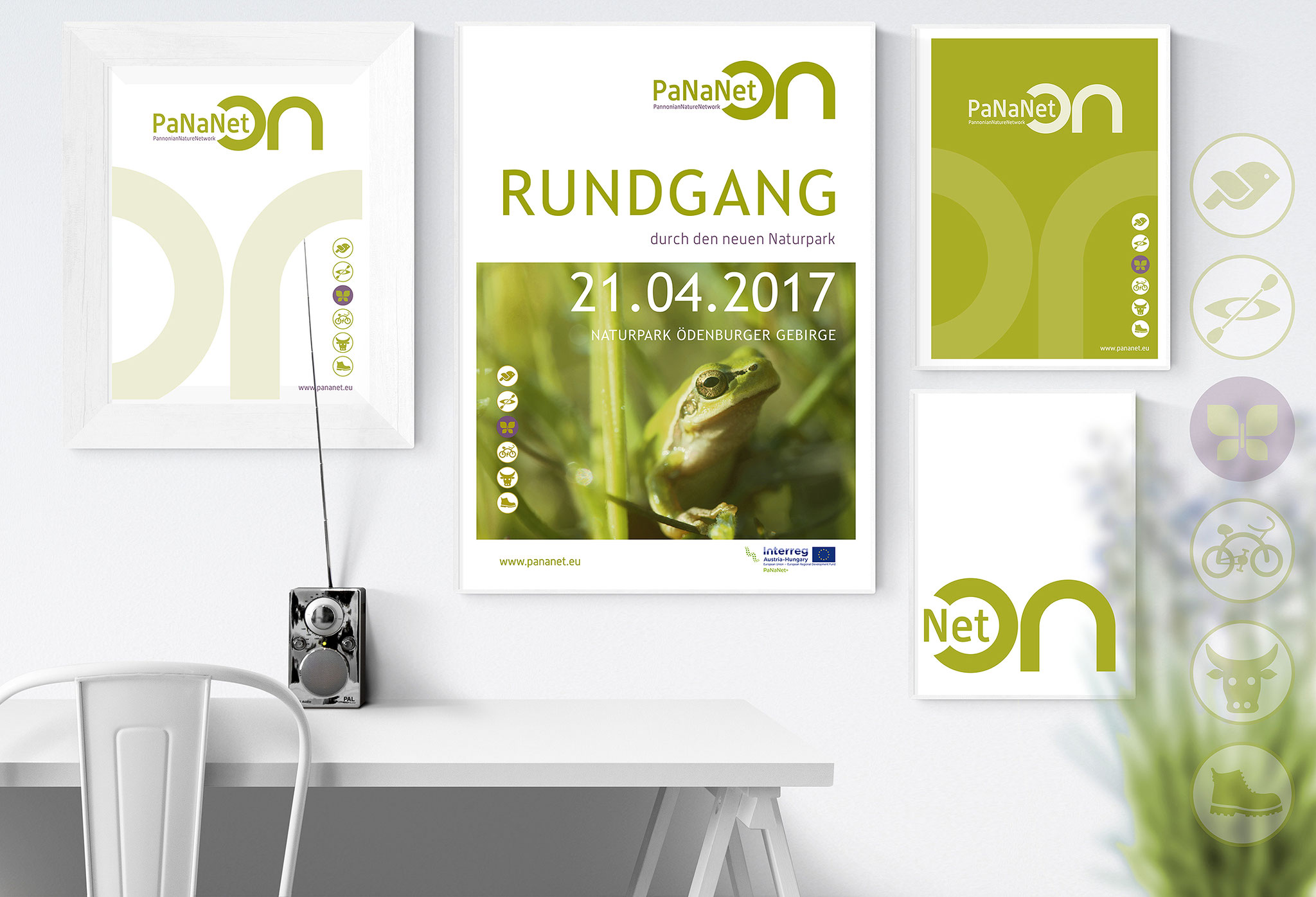 PaNaNet-ON | Logo, CI, Werbekampagne