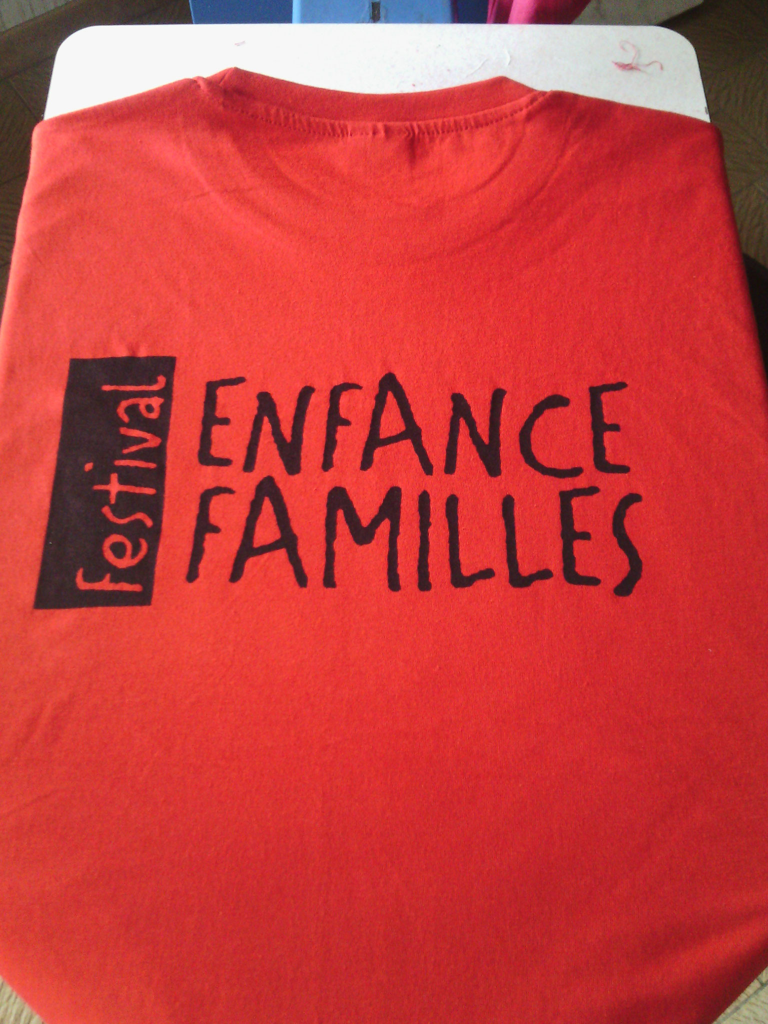 tee-shirt réalisé pour le Festival Enfance-Jeunesse de Cazères