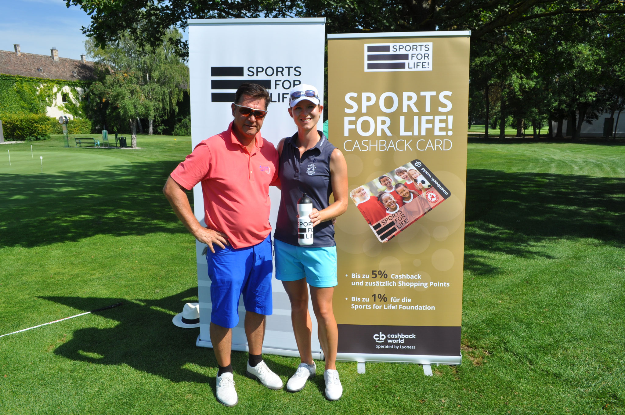 SFL! Initiator Gerhard Hrebicek und Proette Nadine Dreher