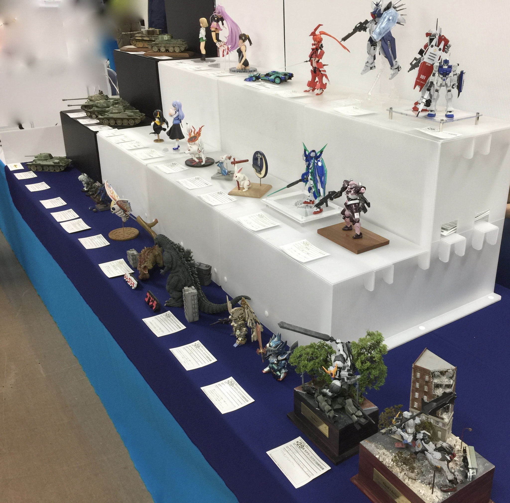 「第28回 モデラーズクラブ合同作品展」　Club NextGate 展示全景
