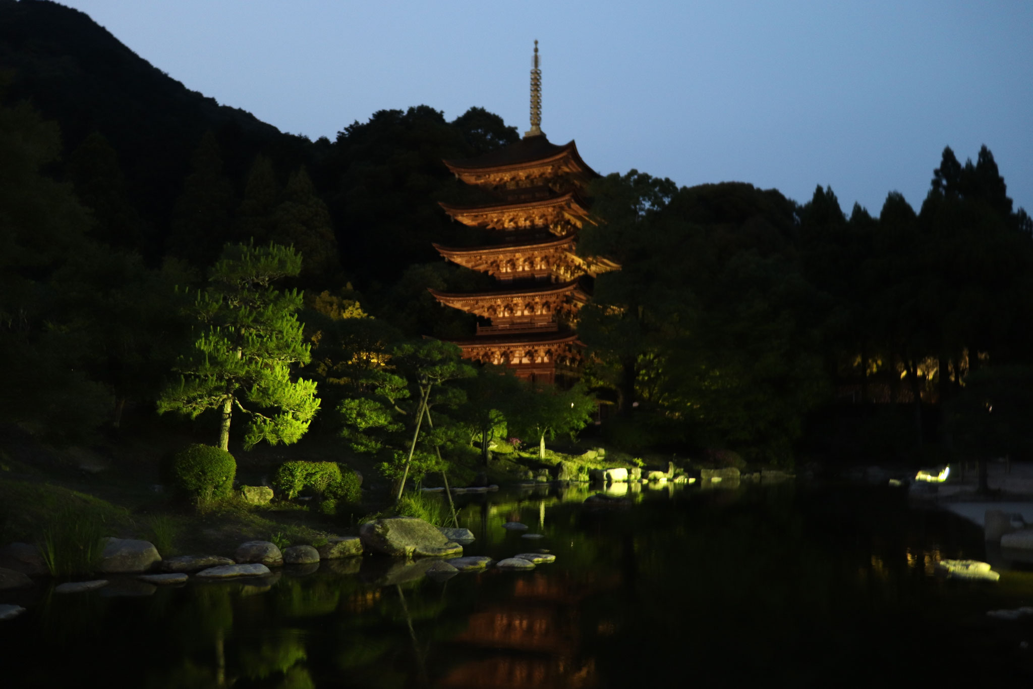 瑠璃光寺五重塔（山口市）