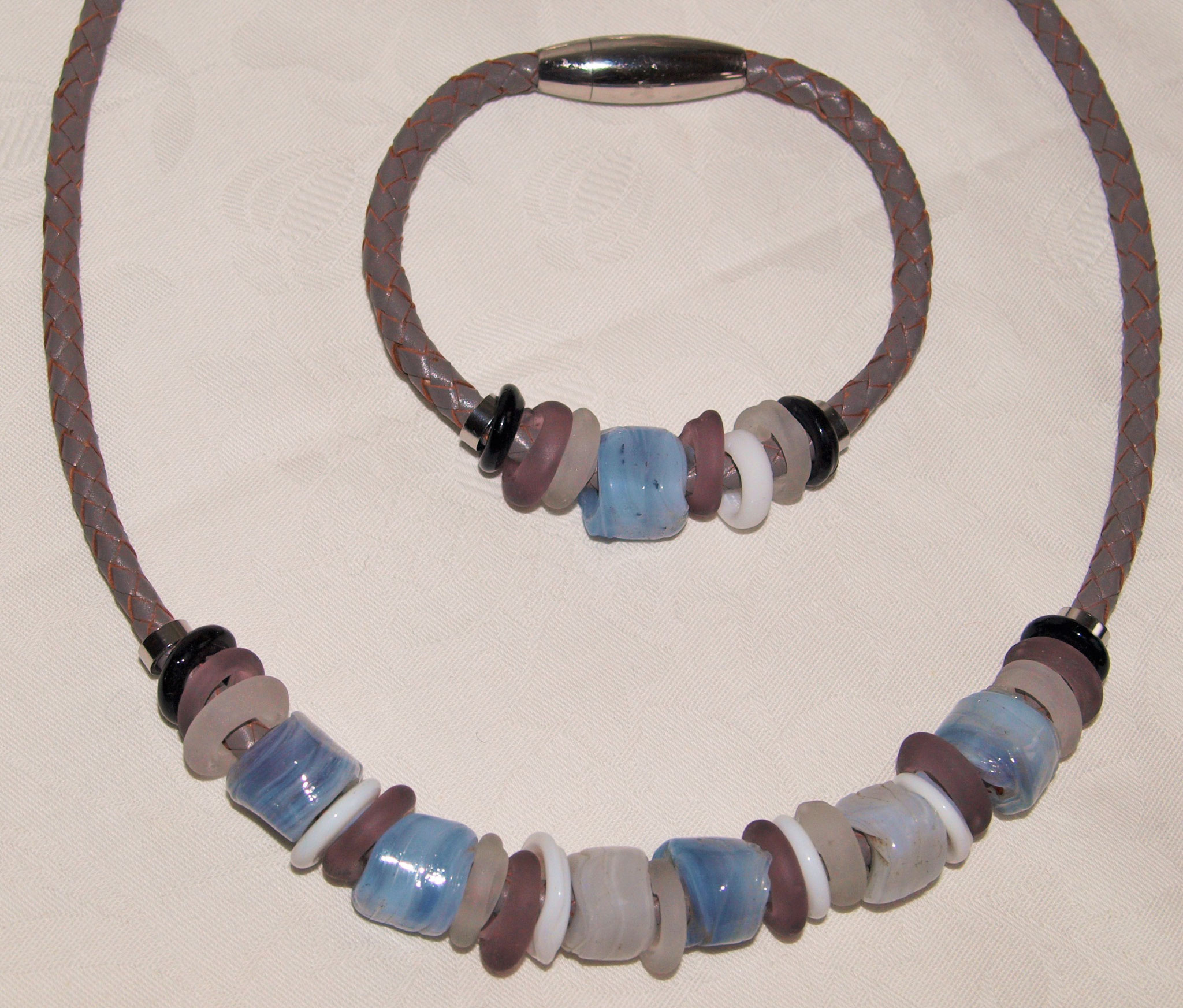 Armband u. Halskette als Set