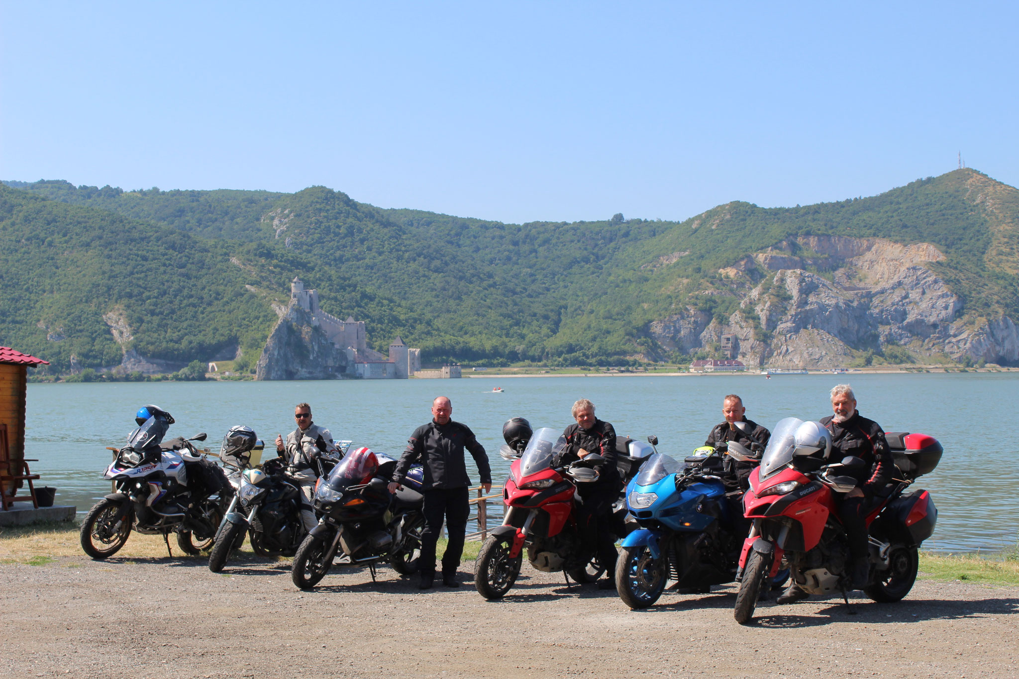Rumänien-Rundreise, Golubac Fortress, Serbische Seite