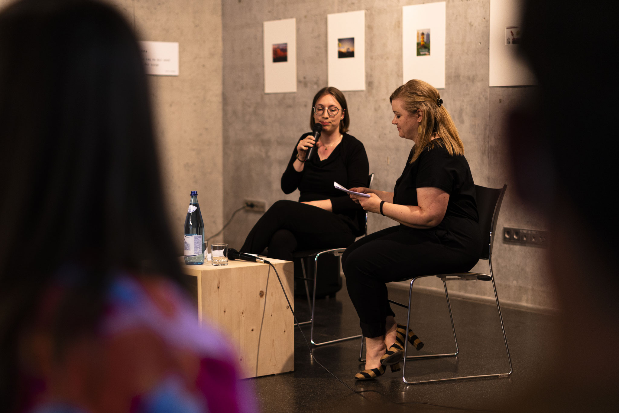 Ausstellung, Lia Mostra d'Ert, Moderation: Katrin Klotz (c) Chiara Kirschen