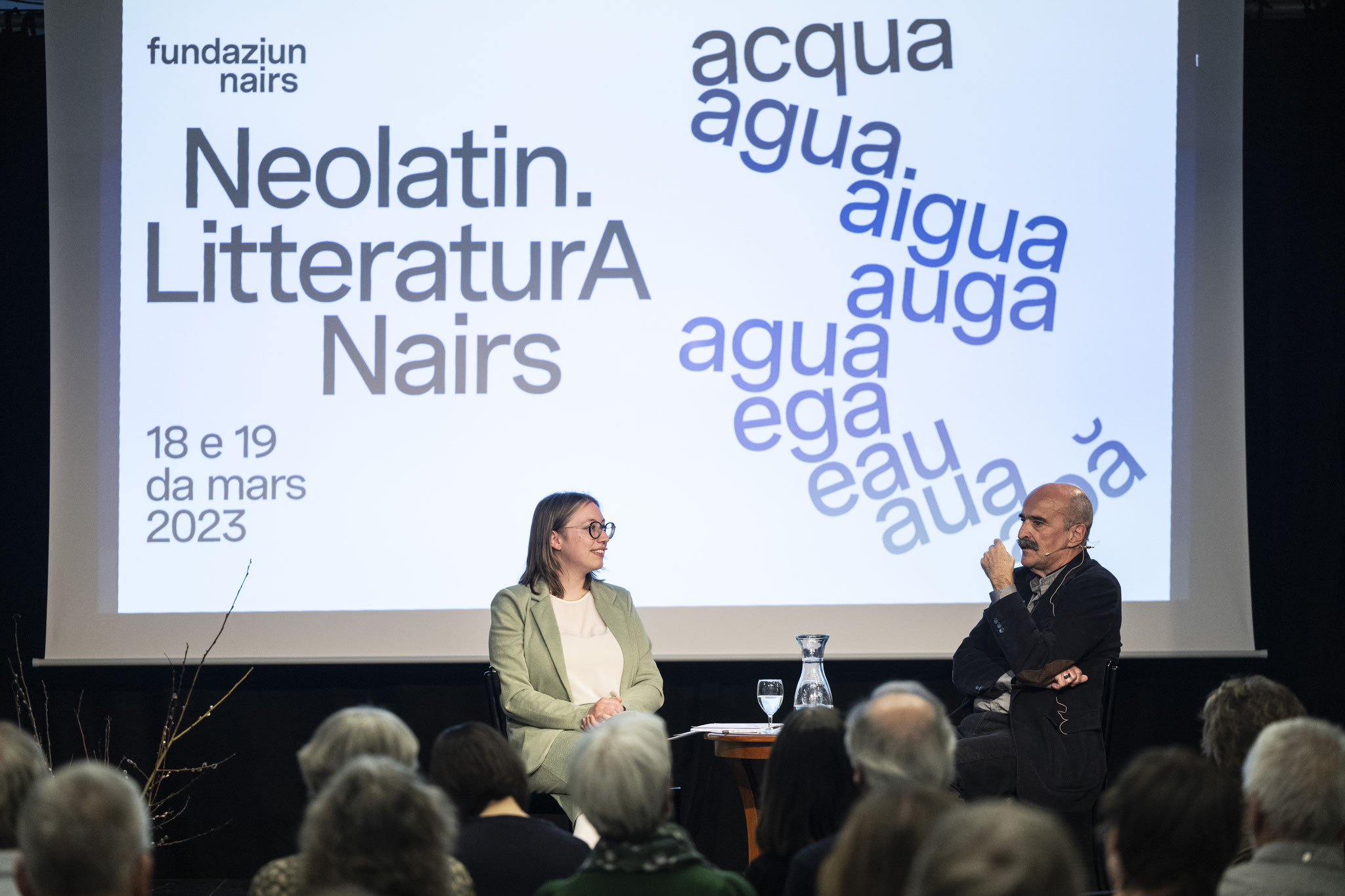 Neolatin. LitteraturA Nairs (CH), Lesung mit Dumenic Andry (c) Mayk Wendt