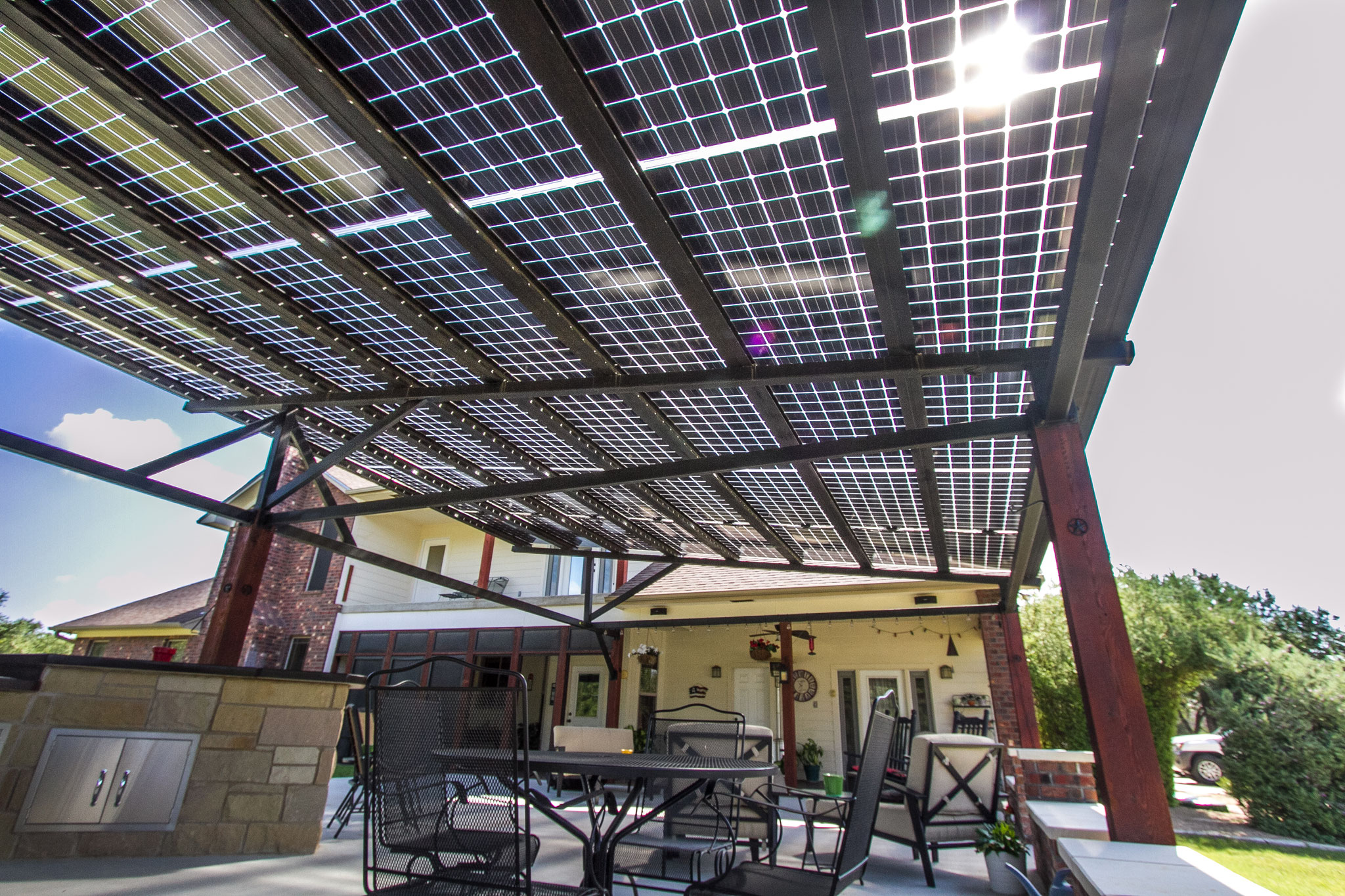 Solar Pergola - the most beautiful solar - PV Panels and Solar Power