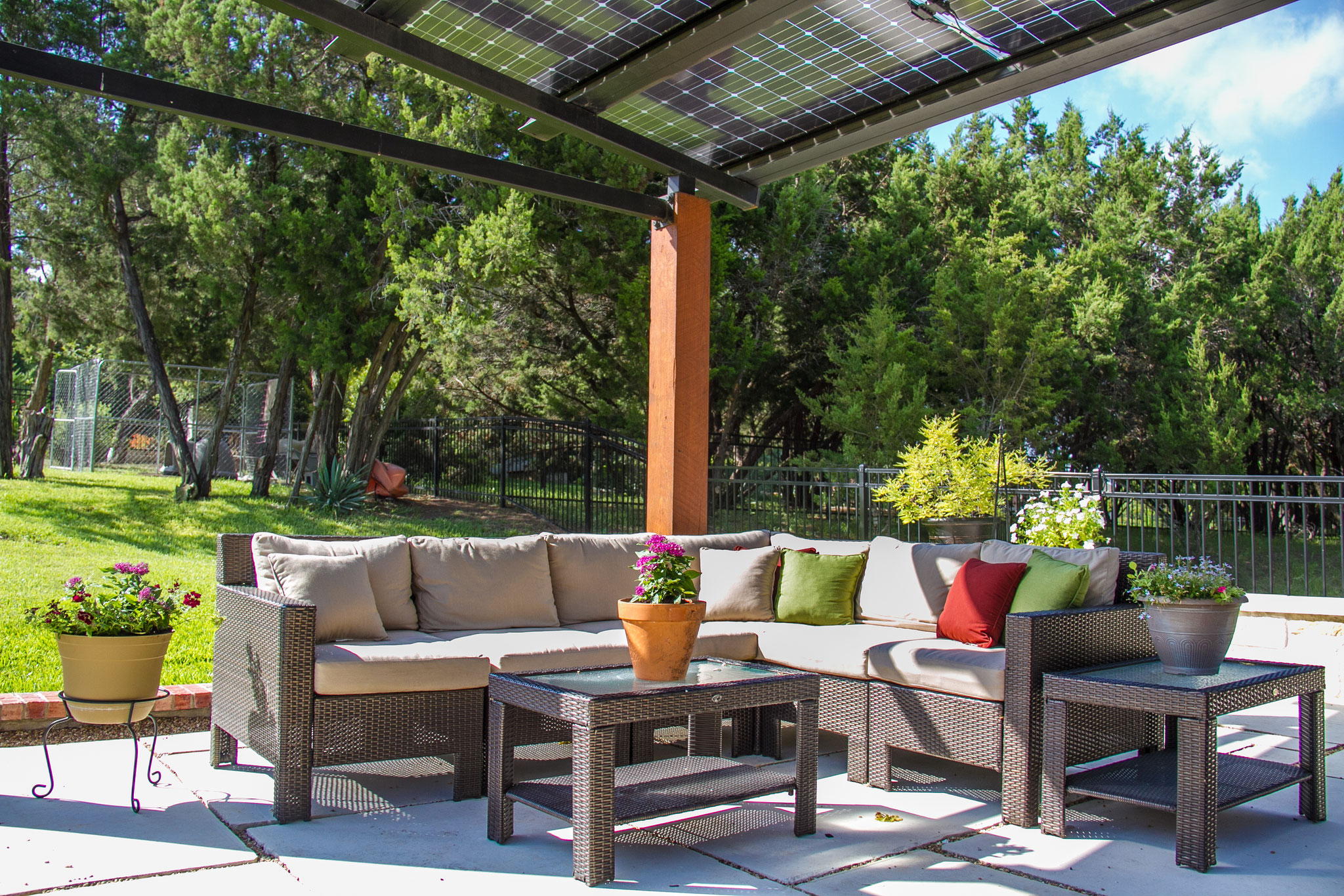 Solar Pergola - the most beautiful solar - PV Panels and Solar Power