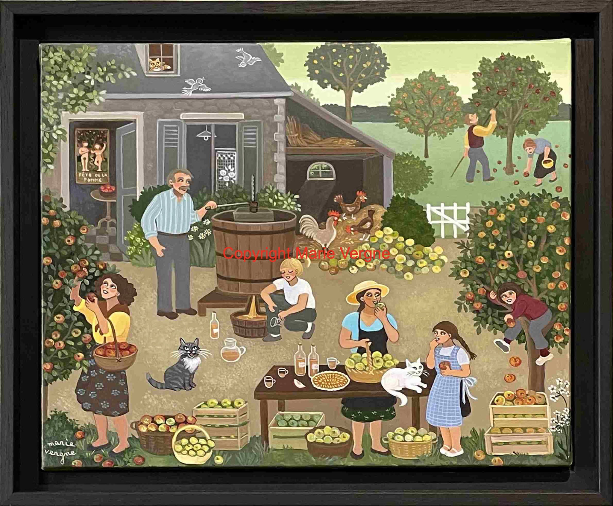 LA FÊTE DE LA POMME   Format. 6 F  41cm x 33cm    