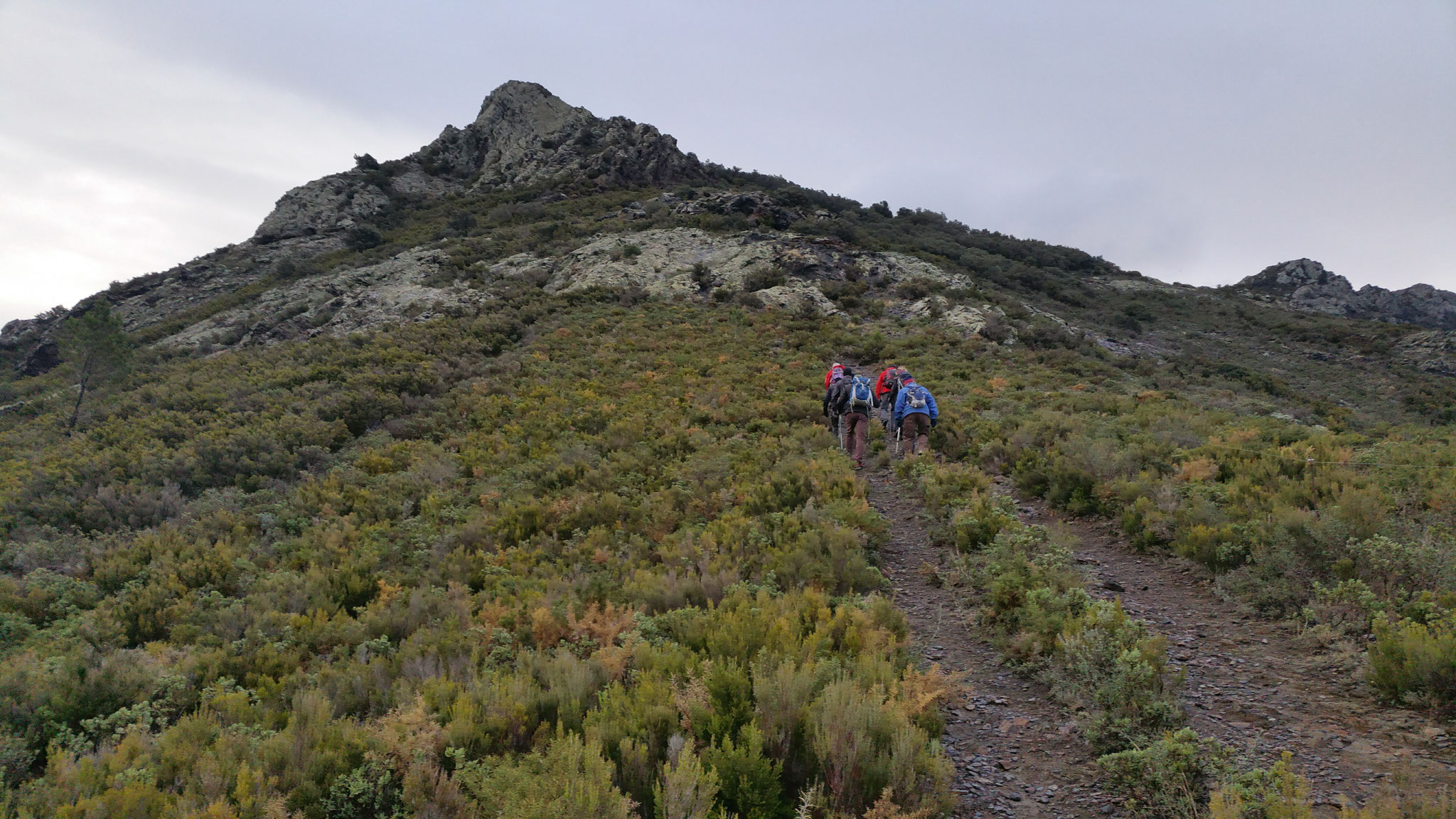 Col de Banyuls - Col et pic del Torn - Abbaye de St Quirze - 9 novembre 2017