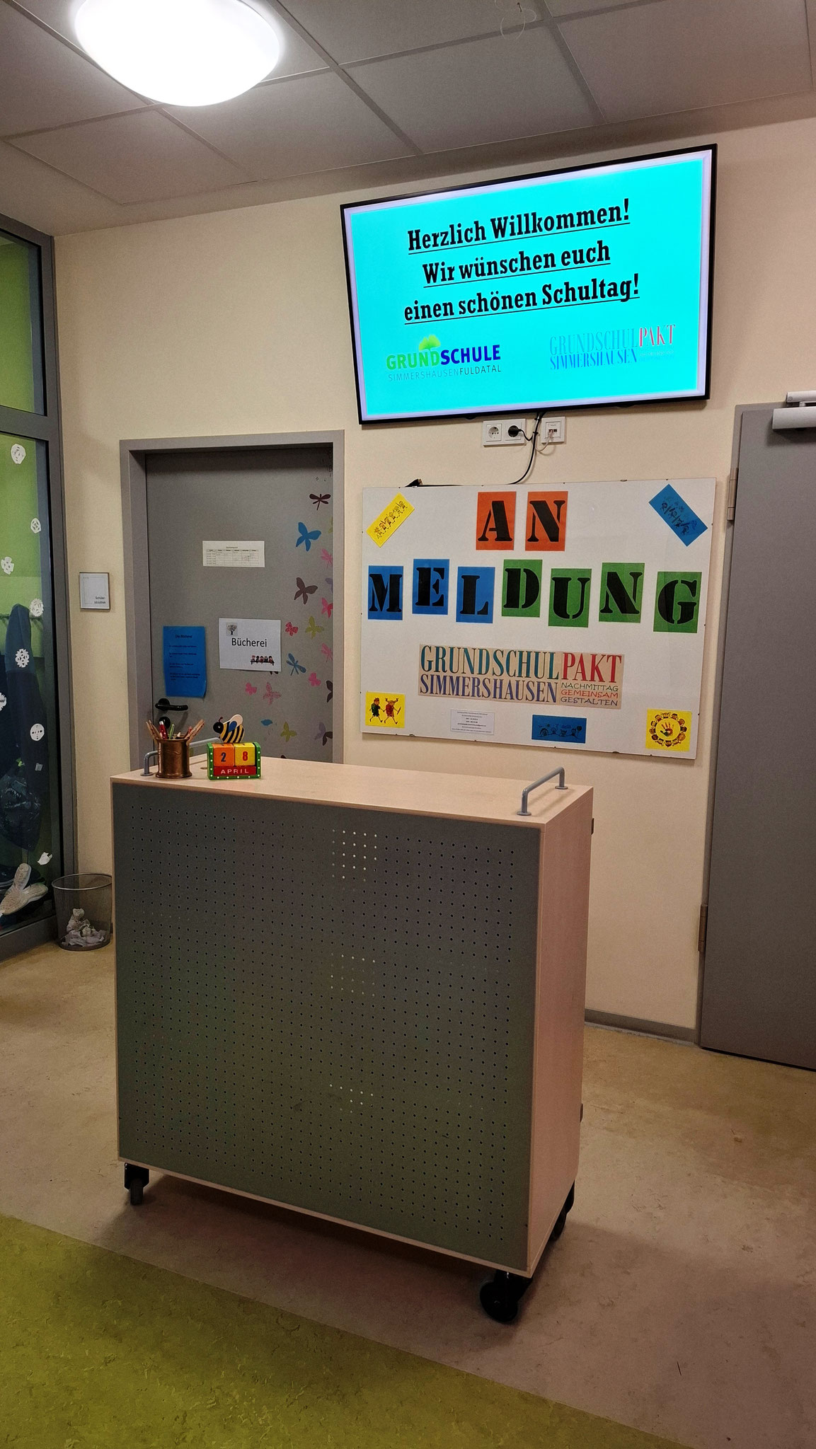 Unsere Anmeldung