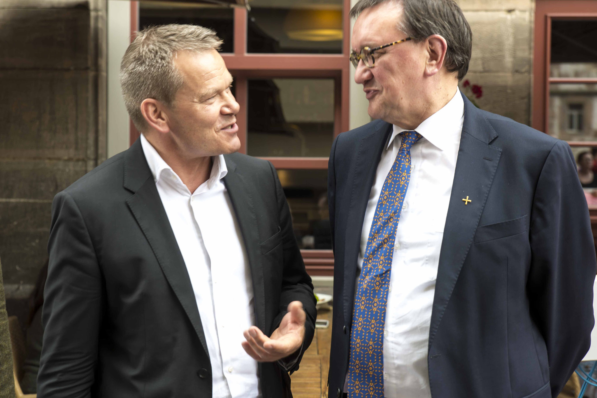 Oberbürgermeister Dr. Thomas Spies und Bischof Prof. Dr. Martin Hein
