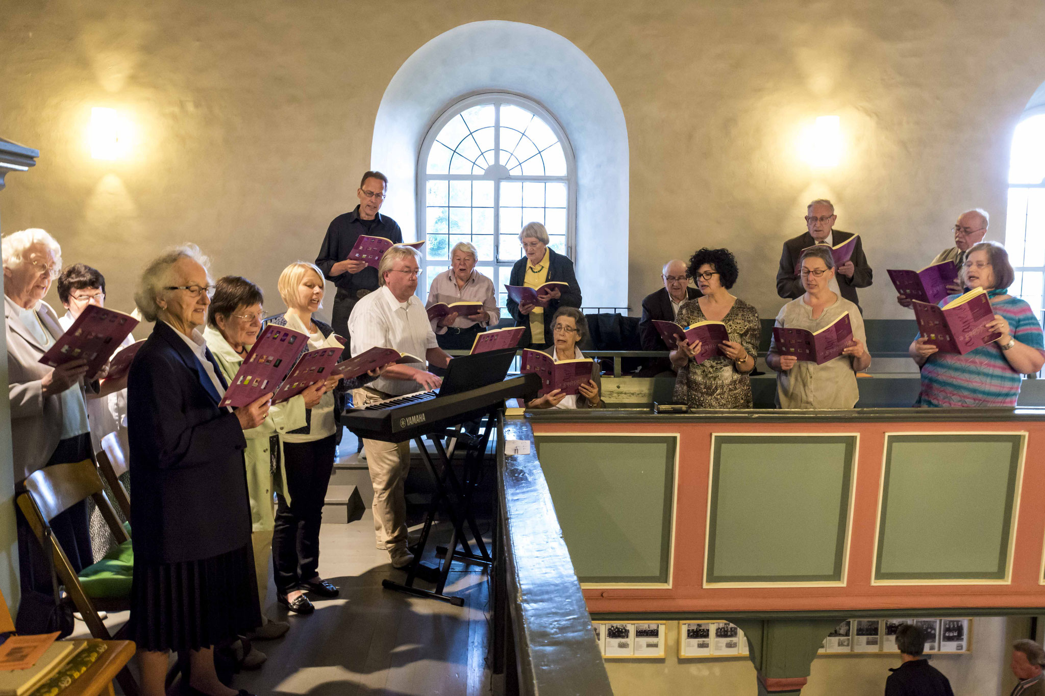 Der Kirchenchor der Gemeinde Sachsenberg