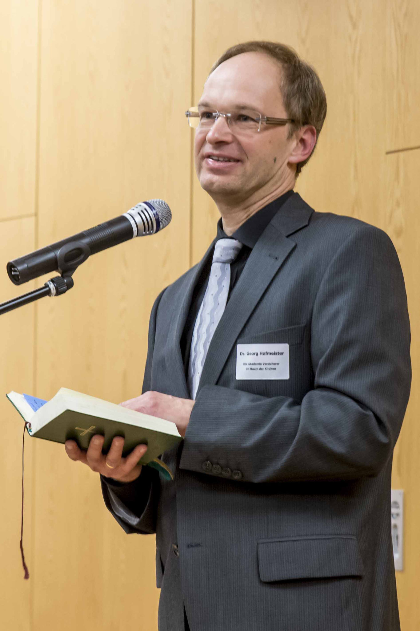 Pfr. Dr. Georg Hofmeister sprach den Lutherischen Abendsegen