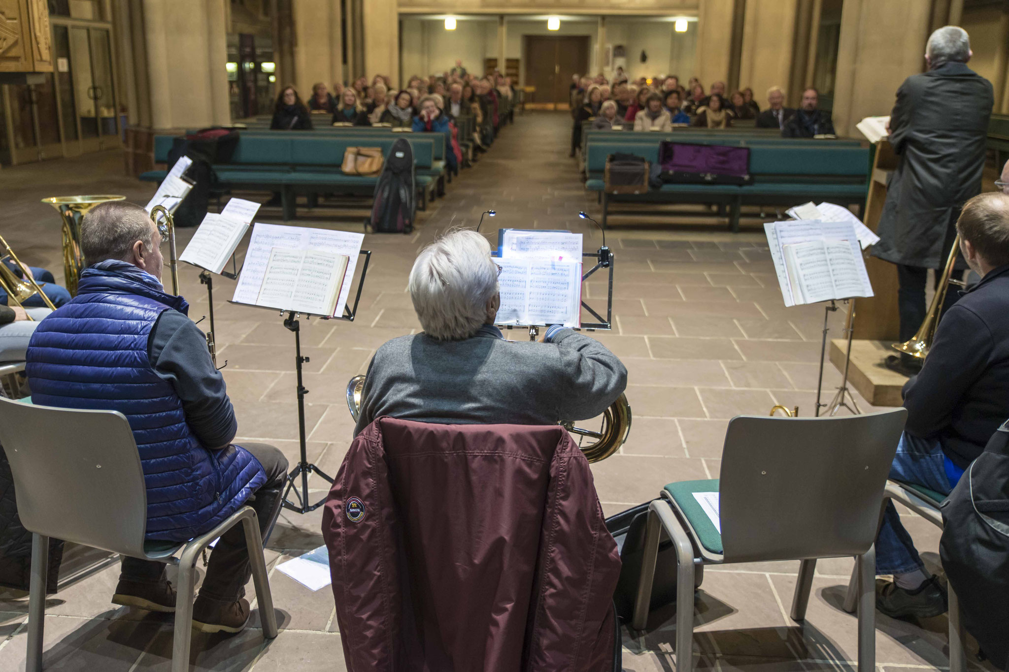 Andacht in der lutherischen Pfarrkirche St. Marien