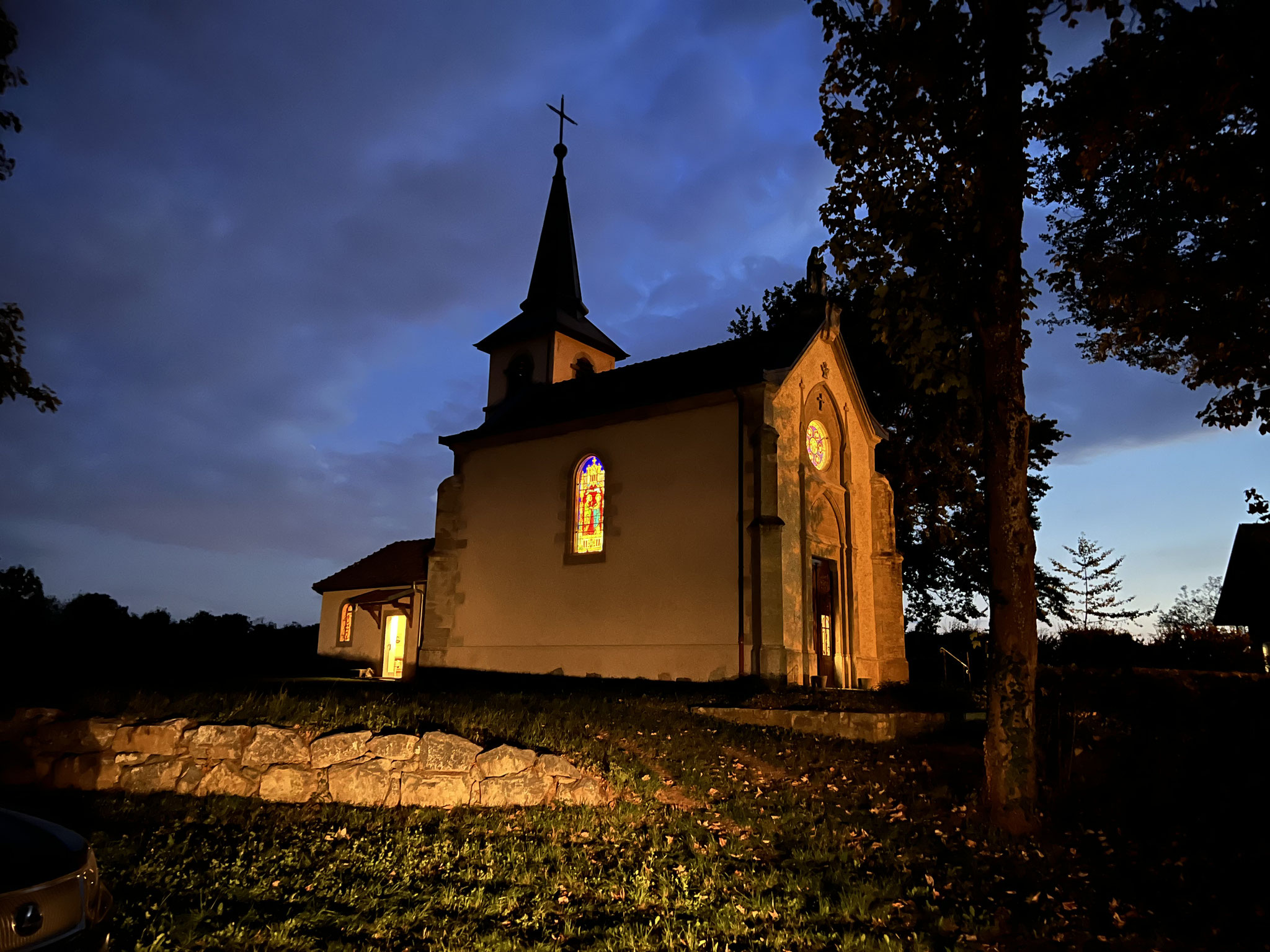 Chapelle de nuit Aout 2022