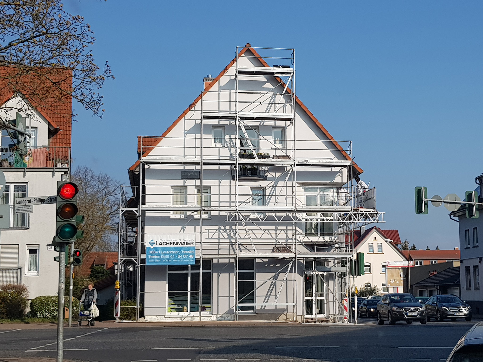 Gerüstarbeiten, Fassadenanstrich, Sockelputz Schwalmstadt