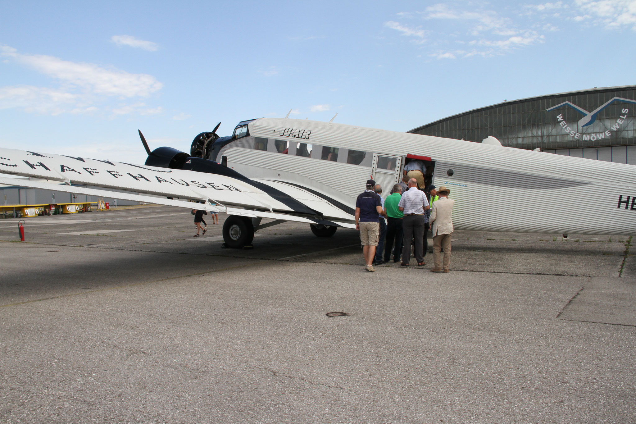 Abschied und ab zum nächsten Flug