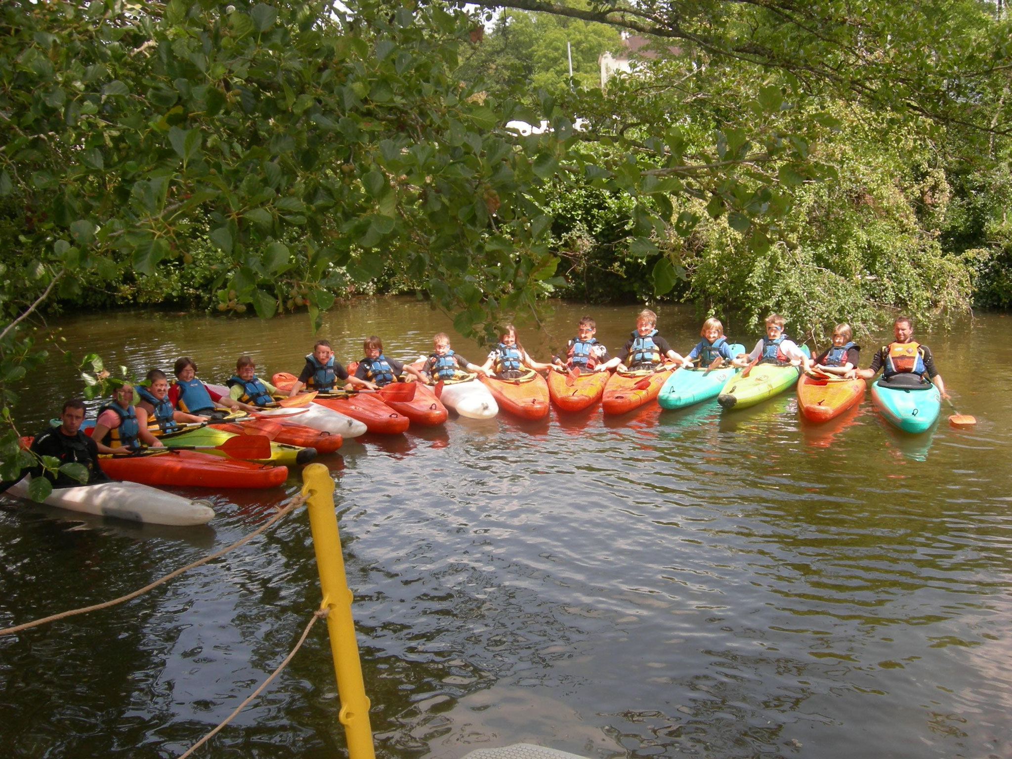Séance kayak avec centre de loisirs!!