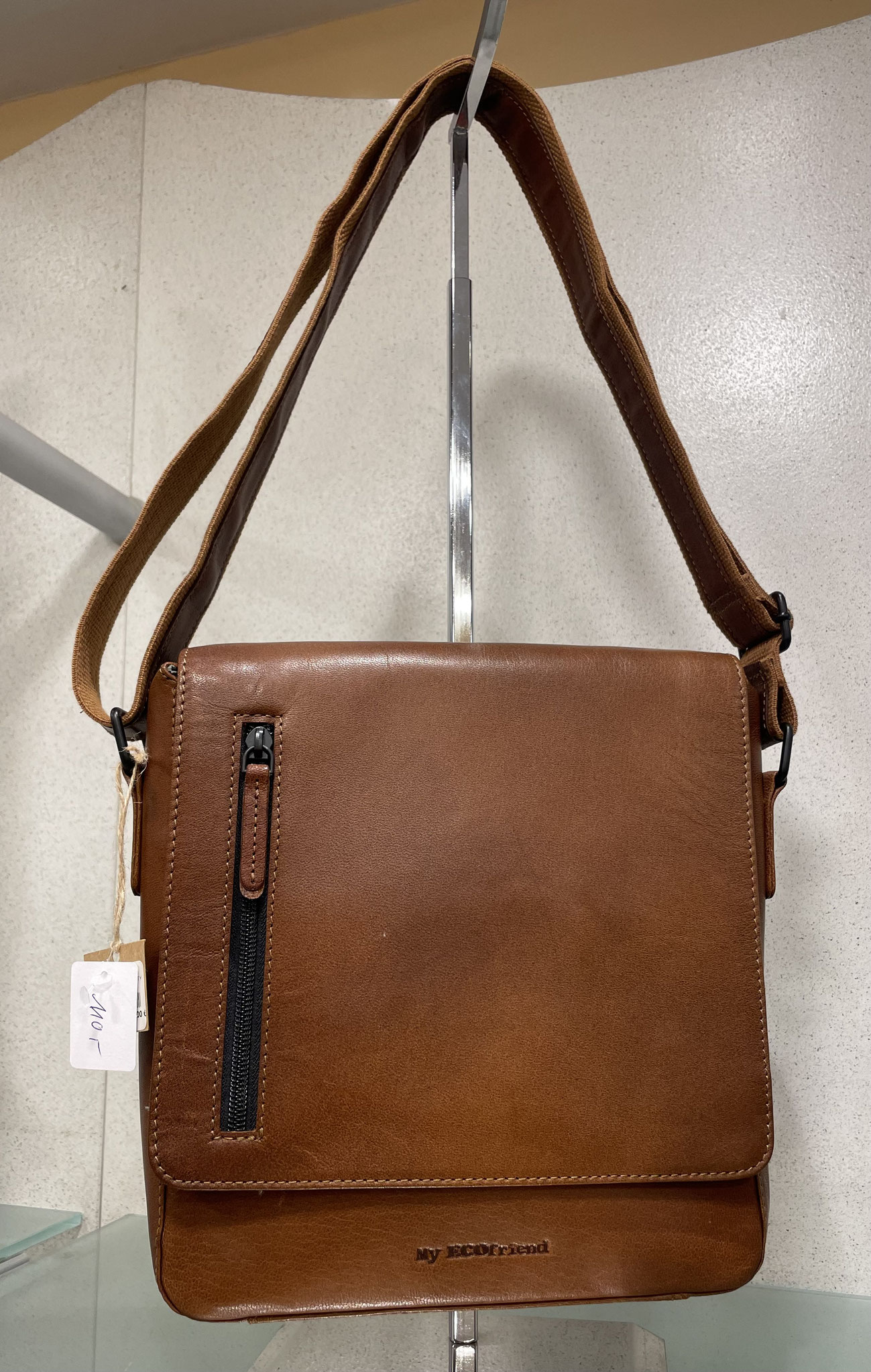 schicke Lederhandtasche